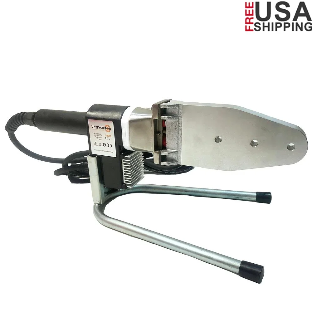 Digital Socket Fusion Pipe Welder Commercial Grade 2" IPS 110V 50/60 Hz 800W Power Fahrenheit Display Temperature Heating Faces
Digital Socket Fusion Pipe Welder Commercial Grade 2" IPS 110V 50/60 Hz 800W Power Fahrenheit Display Temperature Heating Faces
