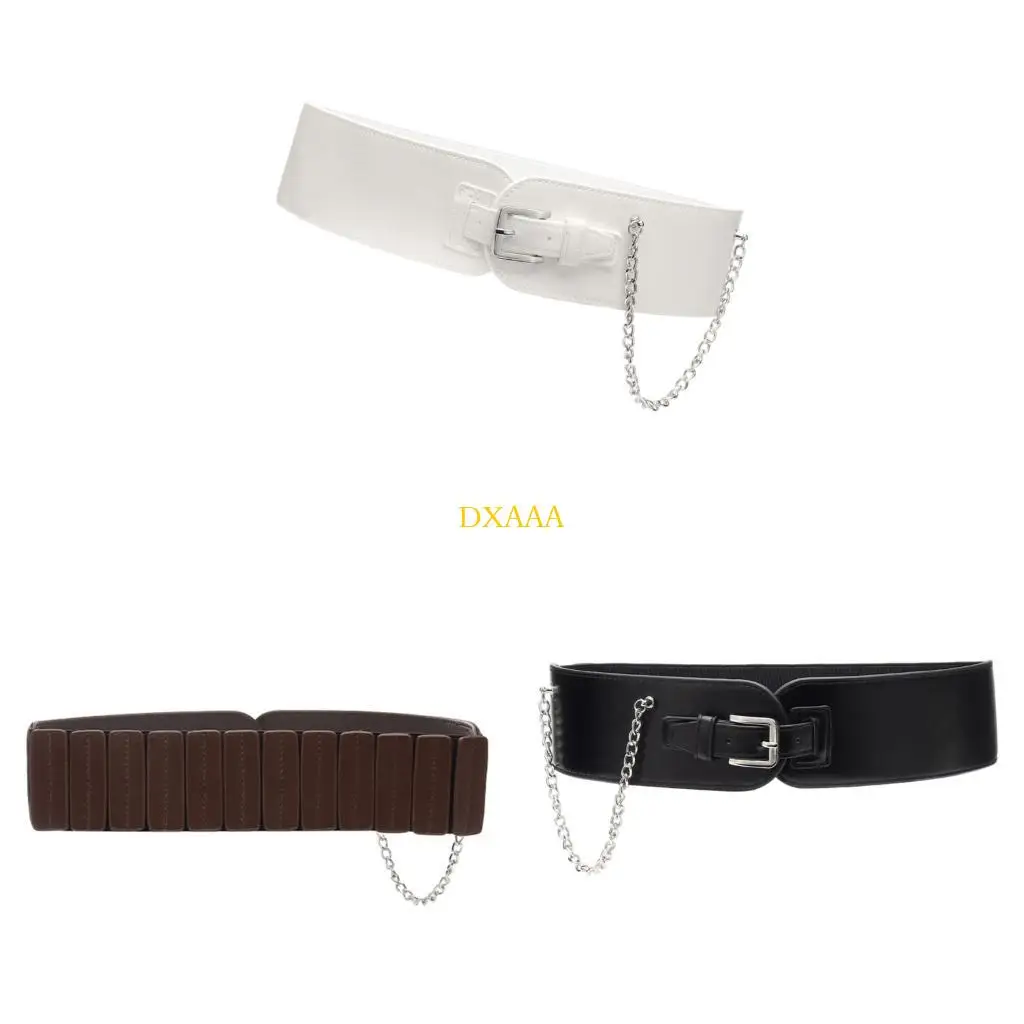 DXAA Trendy Stretchy PU Leather Waist Cincher Belt For Women Girl Dresse Shirt Decors
DXAA Trendy Stretchy PU Leather Waist Cincher Belt For Women Girl Dresse Shirt Decors
