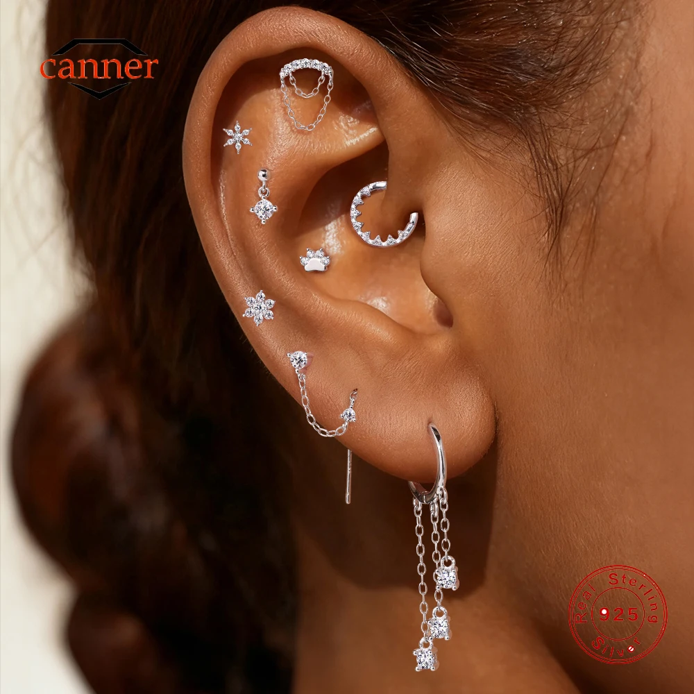 CANNER 1 шт., длинная цепочка с муассанитом, сверкающие серьги для пирсинга для женщин, стерлинговое серебро 925 пробы, блестящие серьги с ушной костью, подарок
CANNER 1 шт., длинная цепочка с муассанитом, сверкающие серьги для пирсинга для женщин, стерлинговое серебро 925 пробы, блестящие серьги с ушной костью, подарок