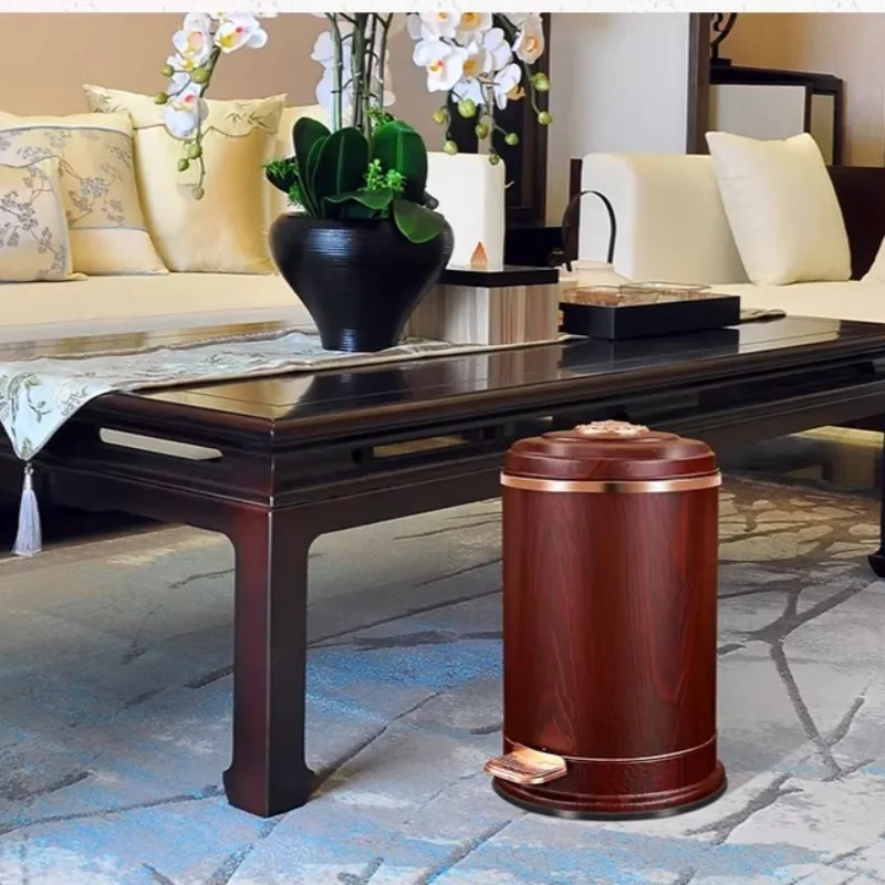 Rosewood Chinese Style Pedal Bin - Vintage Foot-Operated Trash Can with Lid, Decorative Toilet Kitchen Wastebasket, Classic Home
Rosewood Chinese Style Pedal Bin - Vintage Foot-Operated Trash Can with Lid, Decorative Toilet Kitchen Wastebasket, Classic Home
