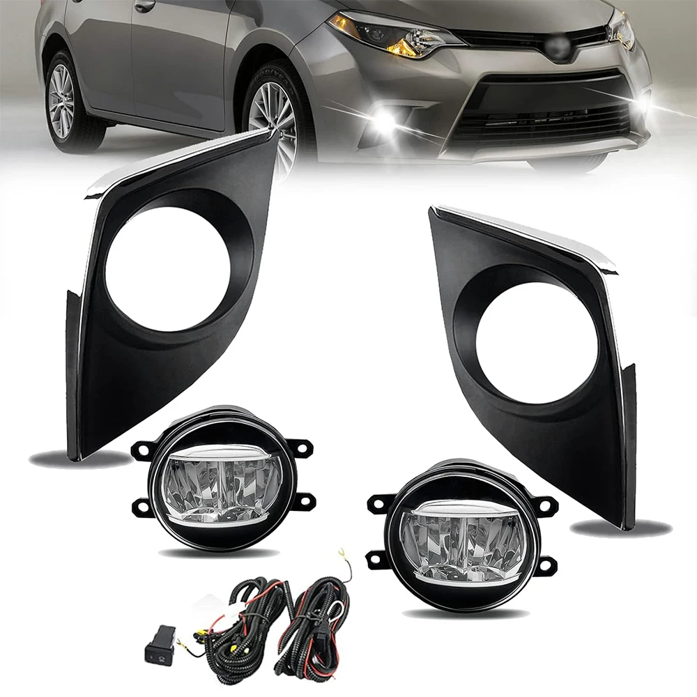 LED Fog Lights for Toyota Corolla / Altis CE ECO L LE 2014 2015 2016 Bumper Driving Fog Lamp Assembly Replacement Kit OEM Lights
LED Fog Lights for Toyota Corolla / Altis CE ECO L LE 2014 2015 2016 Bumper Driving Fog Lamp Assembly Replacement Kit OEM Lights