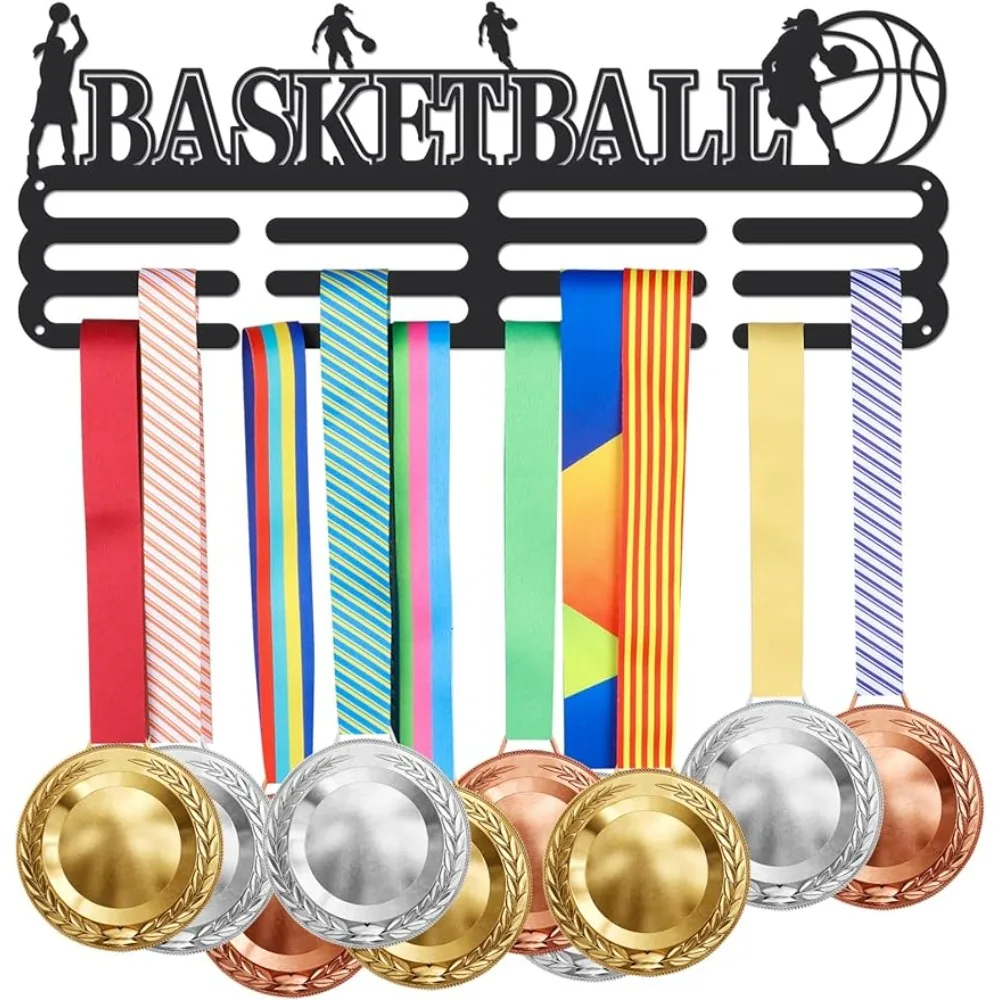 Basketball Medal Hanger Display Holder Girls Sport Iron Hook Rack Frame Medal Hanger Awards Ribbon Cheer for Over 60+ Metal
Basketball Medal Hanger Display Holder Girls Sport Iron Hook Rack Frame Medal Hanger Awards Ribbon Cheer for Over 60+ Metal