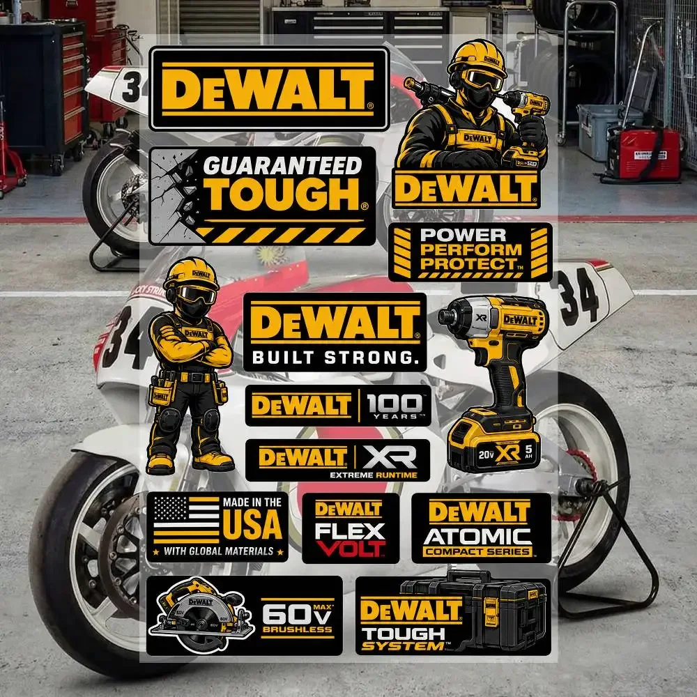DEWALT Aesthetic Graffiti Waterproof PVC Stickers for Car Motorcycle Skateboard Helmet Notebook
DEWALT Aesthetic Graffiti Waterproof PVC Stickers for Car Motorcycle Skateboard Helmet Notebook