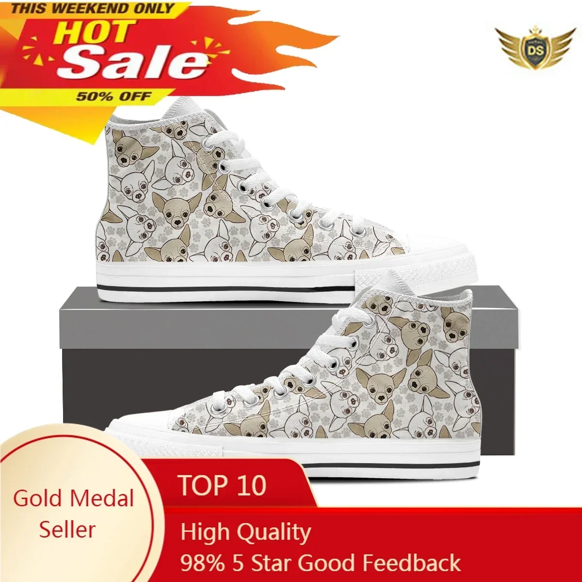Leisure High Top Men Canvas Shoes Lightweight Comfortable Outdoors Walking Sneakers Classic Cute Dog Student Shoes
Leisure High Top Men Canvas Shoes Lightweight Comfortable Outdoors Walking Sneakers Classic Cute Dog Student Shoes