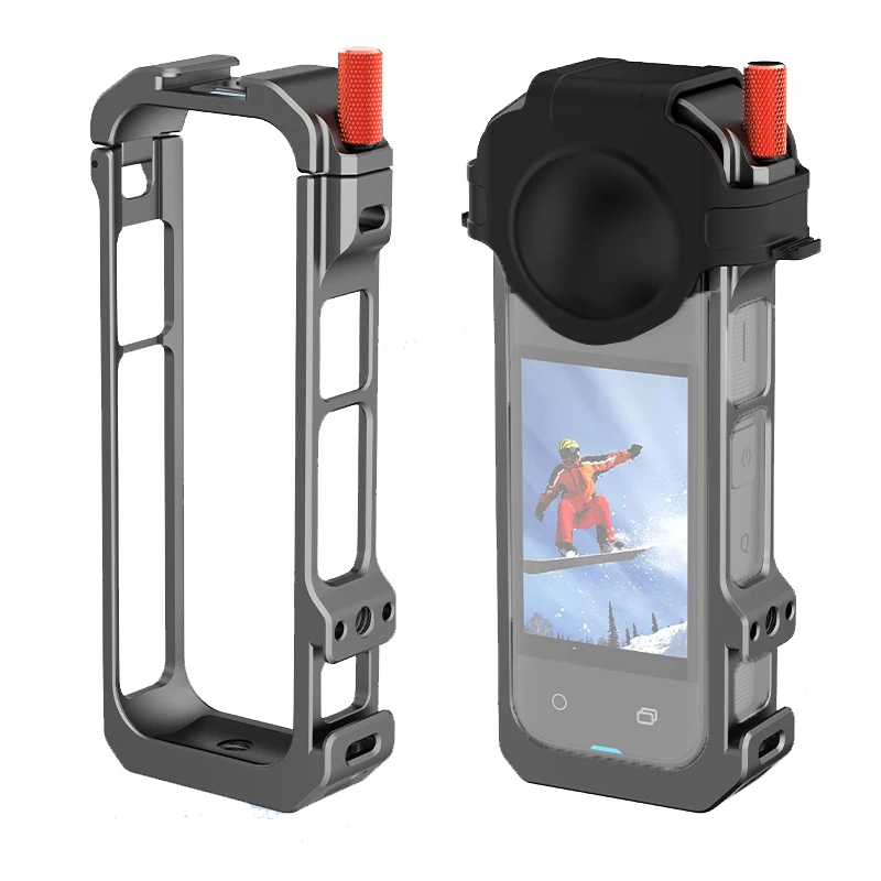 Aluminum Protective Frame for Insta360 X4 Metal Durable Housing Cage with Cold Shoe Mount for Insta 360 X4 Camera Accessories
Aluminum Protective Frame for Insta360 X4 Metal Durable Housing Cage with Cold Shoe Mount for Insta 360 X4 Camera Accessories