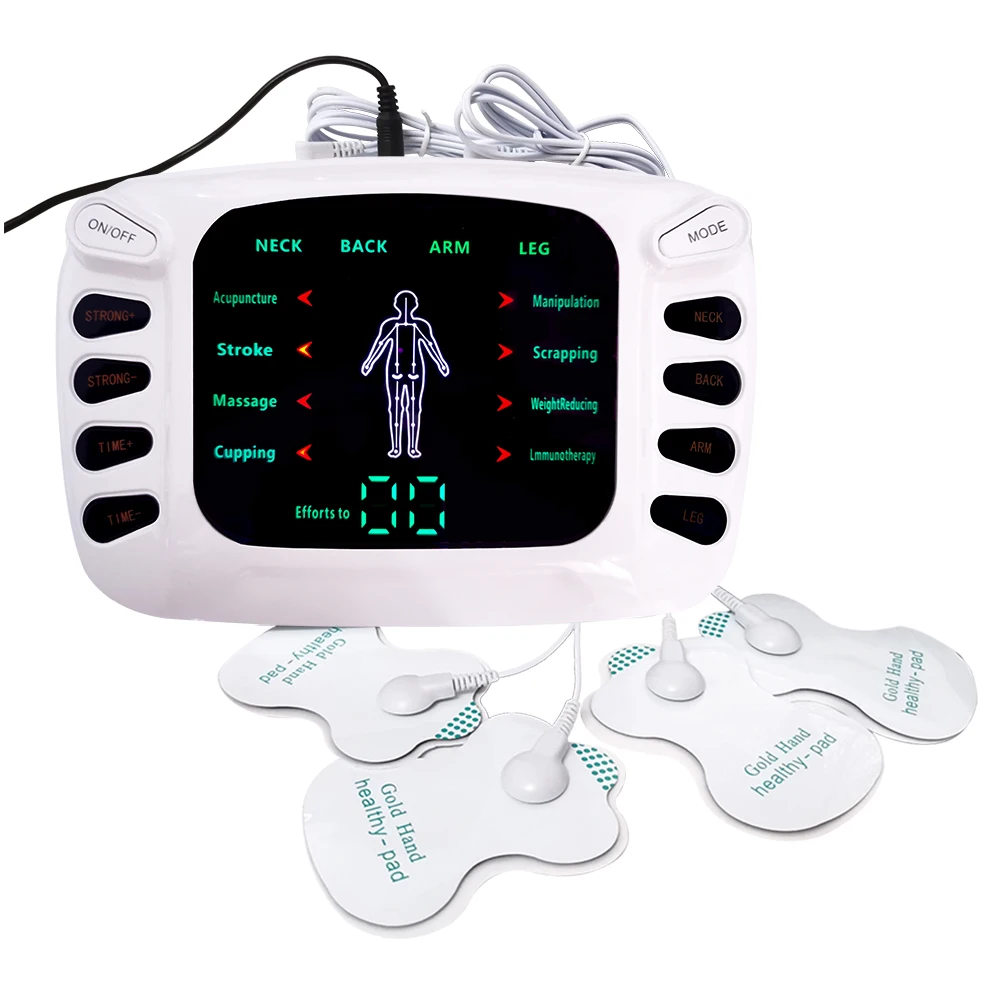Цифровой терапевтический аппарат TENS EMS Unit, 8 режимов, устройство для облегчения боли в шее, спине, пояснице, электронный стимулятор мышц, массажер для тела
Цифровой терапевтический аппарат TENS EMS Unit, 8 режимов, устройство для облегчения боли в шее, спине, пояснице, электронный стимулятор мышц, массажер для тела