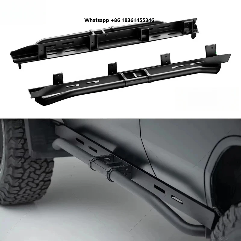 4x4 Aluminum Dual Tube Running Boards Non Slip Side Steps SUV
4x4 Aluminum Dual Tube Running Boards Non Slip Side Steps SUV