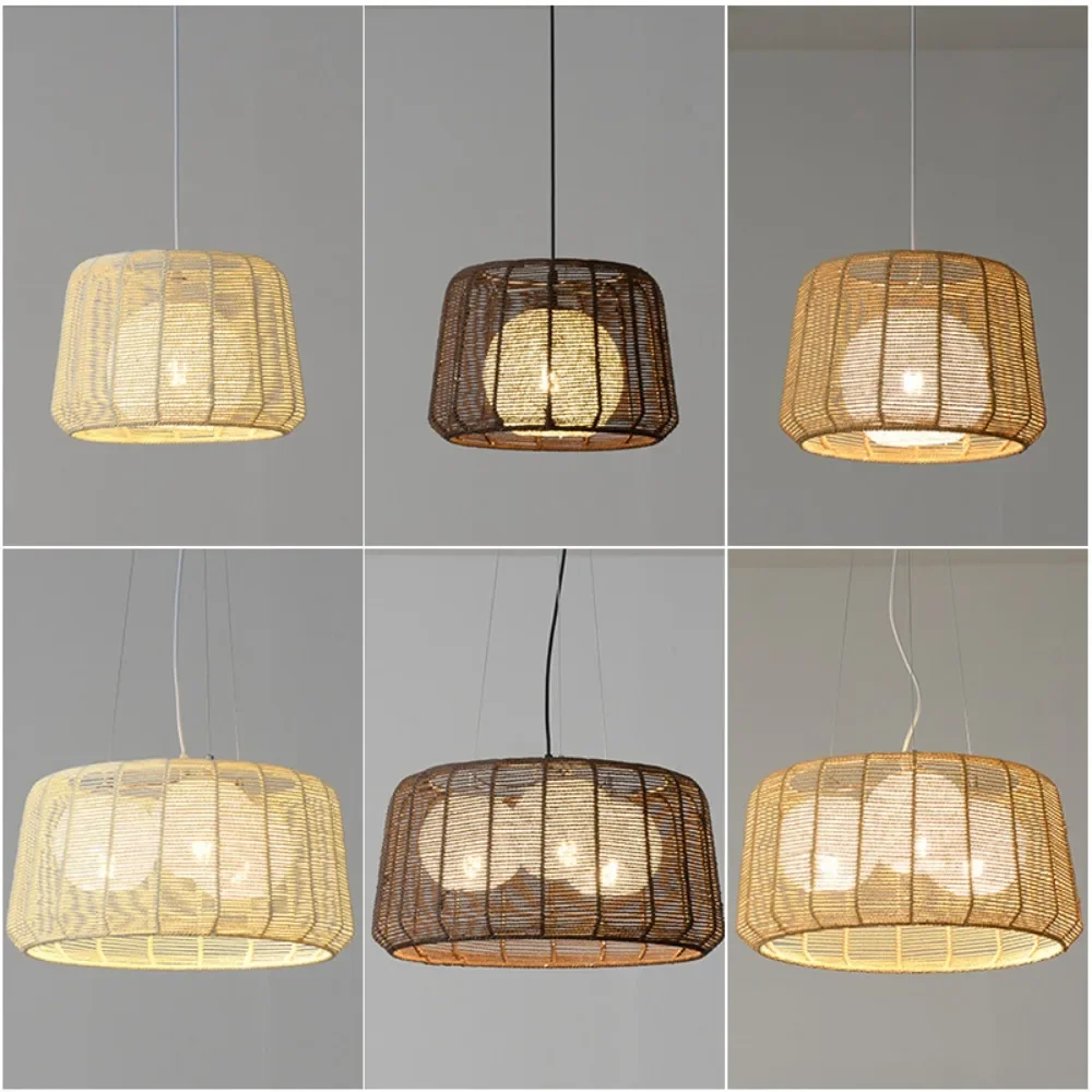 Minimalist restaurant chandelier woven with hemp rope, modern bedroom creative and personalized balcony, Japanese style warm Nor
Minimalist restaurant chandelier woven with hemp rope, modern bedroom creative and personalized balcony, Japanese style warm Nor