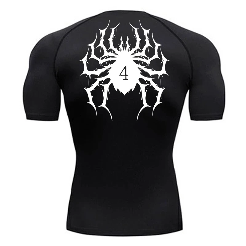 Spider Print Compression Shirts for Men Sporty Quick Dry Tees Tshirts Tops Gym Workout Running Undershirts Baselayers Rash Guard
Spider Print Compression Shirts for Men Sporty Quick Dry Tees Tshirts Tops Gym Workout Running Undershirts Baselayers Rash Guard