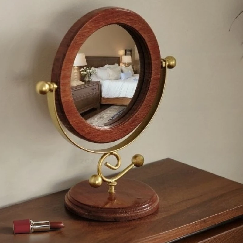 Makeup Standing Mirror Wood Round Rotating Dressing Mirror Desktop Decorative Mirrors Bedroom Home Decorations Accessories
Makeup Standing Mirror Wood Round Rotating Dressing Mirror Desktop Decorative Mirrors Bedroom Home Decorations Accessories