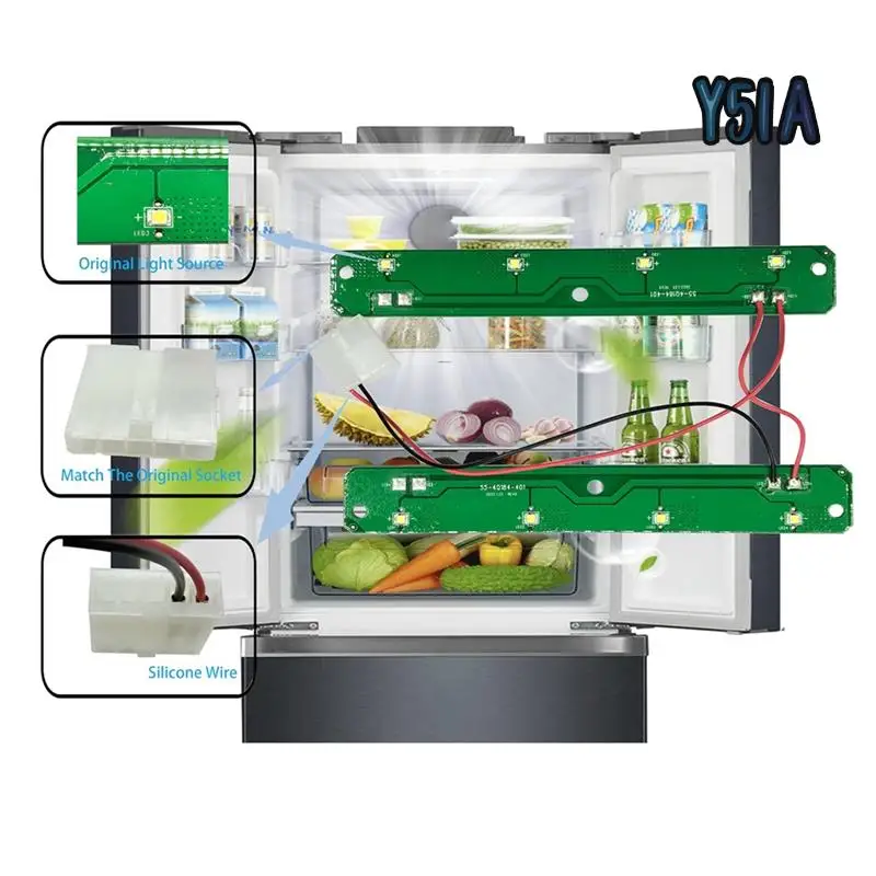 2Pcs Refrigerator LED Light Board For Whirlpool Kenmore Maytag W10866538 Refrigerator LED Light
2Pcs Refrigerator LED Light Board For Whirlpool Kenmore Maytag W10866538 Refrigerator LED Light