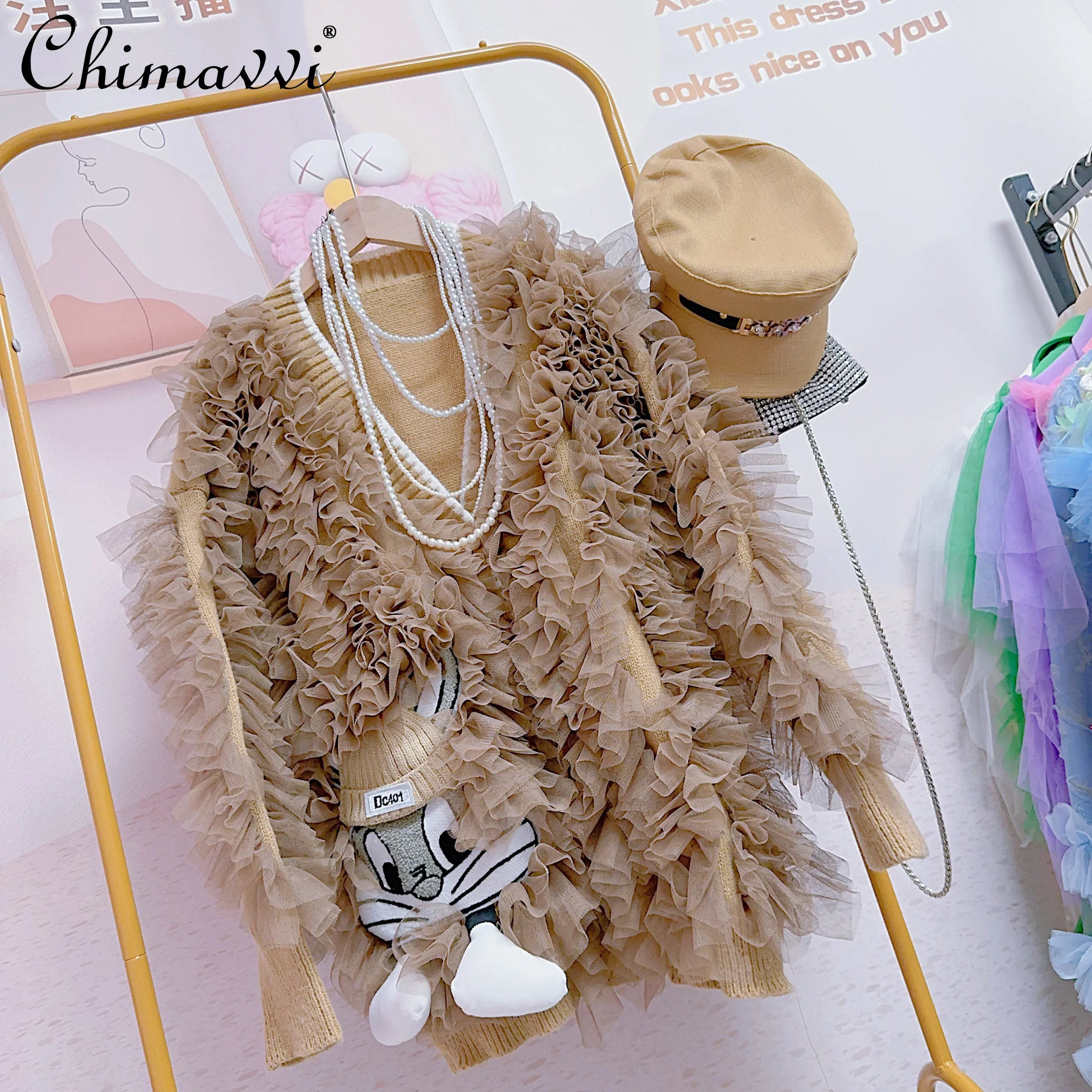 Autumn and Winter New Korean Fashion Loose Versatile Knitted Cardigan Female Sweet and Cute Girl Loose Temperament Sweater Coat
Autumn and Winter New Korean Fashion Loose Versatile Knitted Cardigan Female Sweet and Cute Girl Loose Temperament Sweater Coat