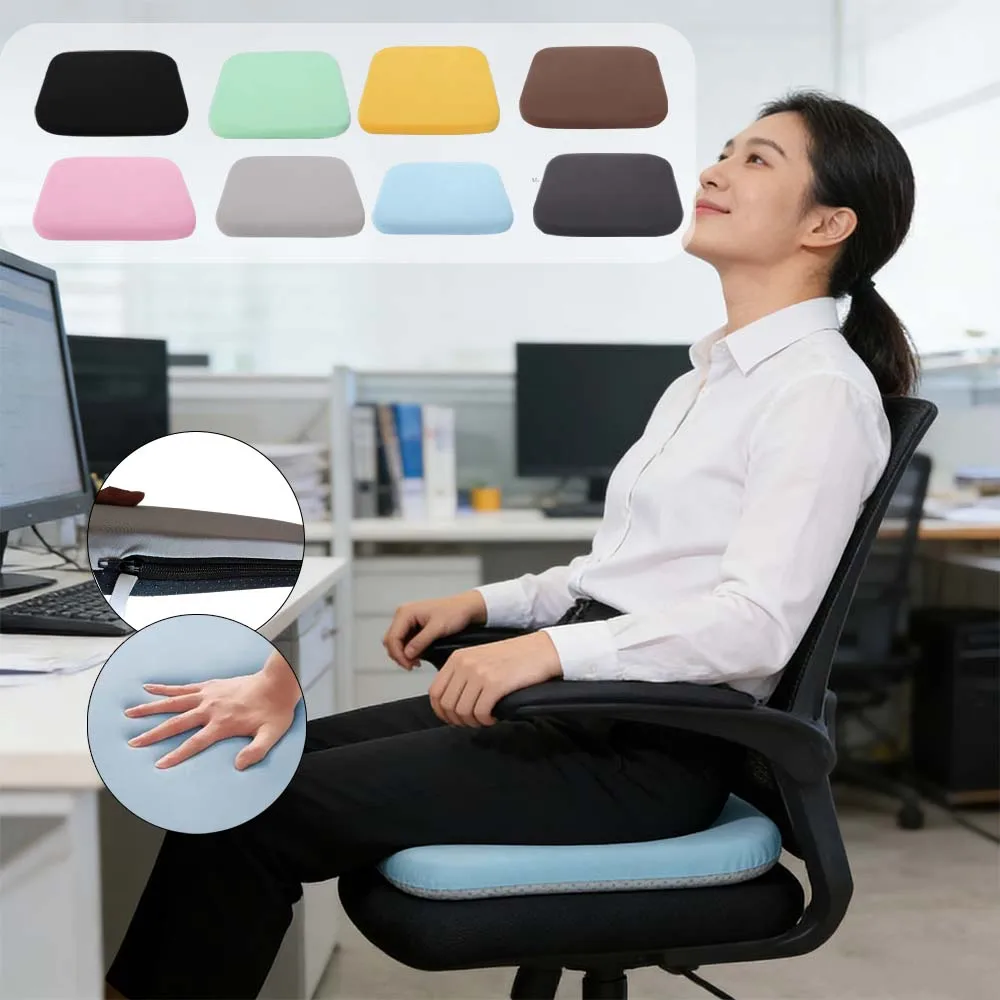 Soft Foam Seat Cushion for Office Chair Non-Slip Chair Pad for Car School Window Bay Ergonomic Desk Chair Mat for Long Sitting
Soft Foam Seat Cushion for Office Chair Non-Slip Chair Pad for Car School Window Bay Ergonomic Desk Chair Mat for Long Sitting