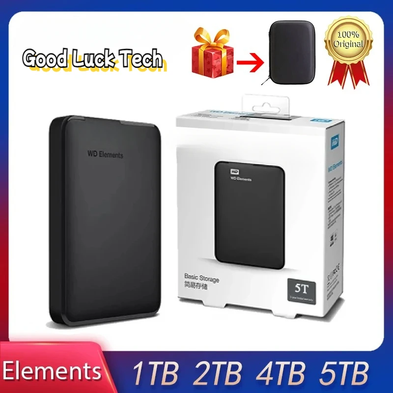 Westen Digita-l W-D Elements 5TB Portable External Hard Drive 4TB 2TB 1TB USB 3.0 Portable HDD Hard Disk For Desktop PC Laptop
Westen Digita-l W-D Elements 5TB Portable External Hard Drive 4TB 2TB 1TB USB 3.0 Portable HDD Hard Disk For Desktop PC Laptop