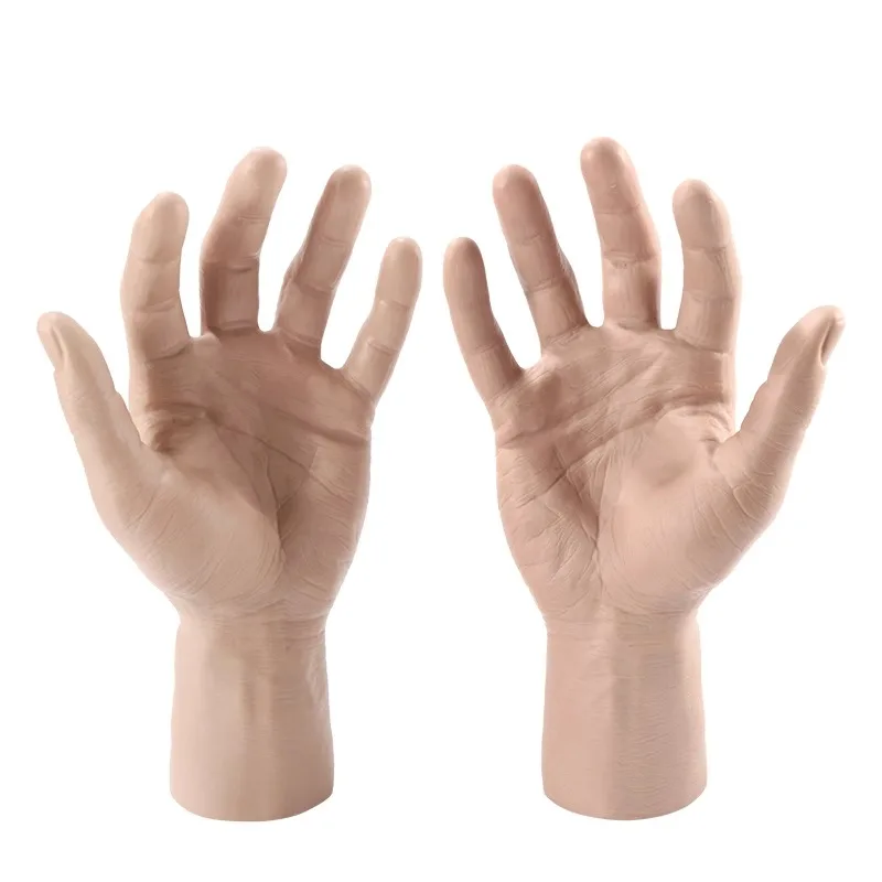 Professional PVC Mannequin Hand for Displaying Gloves, Male Simulation Manikin Hand Model for Sporting Racing Gloves Showpiece
Professional PVC Mannequin Hand for Displaying Gloves, Male Simulation Manikin Hand Model for Sporting Racing Gloves Showpiece