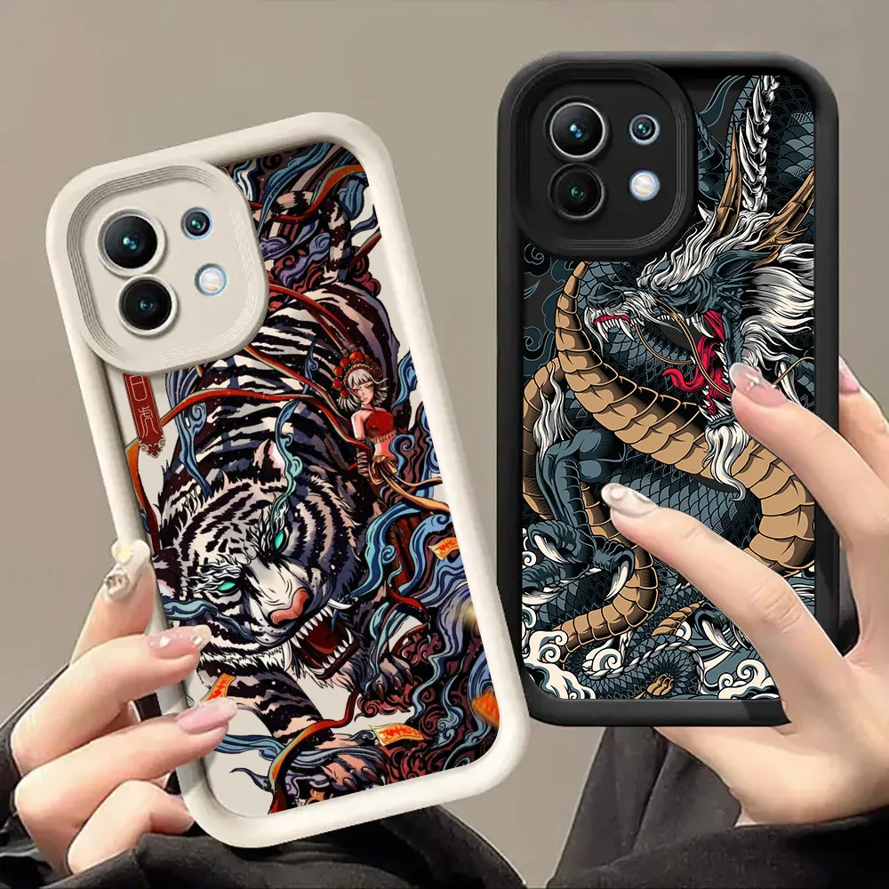 Fashion Tiger Dragon Phoenix Pattern Case For Xiaomi 15T 14T 13T Pro 15 Ultra 17Pro Max Poco F7 X7 X6 M6 M7 Pro Soft Phone Cover
Fashion Tiger Dragon Phoenix Pattern Case For Xiaomi 15T 14T 13T Pro 15 Ultra 17Pro Max Poco F7 X7 X6 M6 M7 Pro Soft Phone Cover