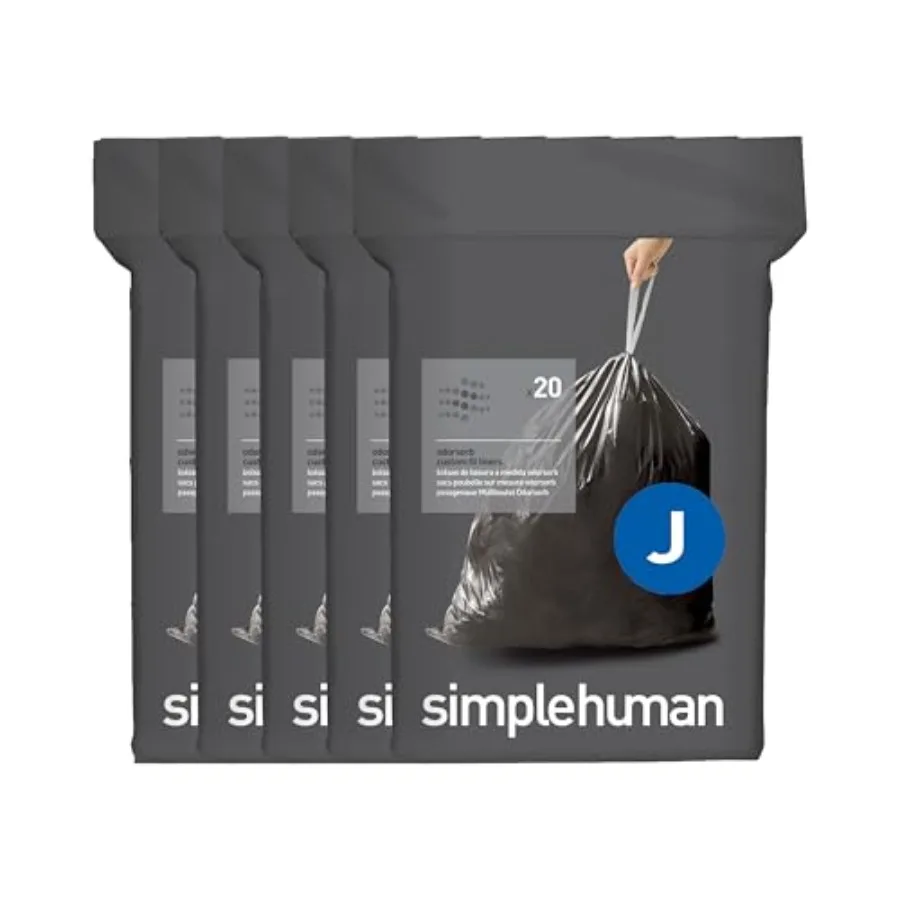 Code J Odorsorb® Custom Fit Liners, Drawstring Odor Absorbing Trash Bags, One-by-One Mess-Free Dispense, Extra Thick and Double
Code J Odorsorb® Custom Fit Liners, Drawstring Odor Absorbing Trash Bags, One-by-One Mess-Free Dispense, Extra Thick and Double