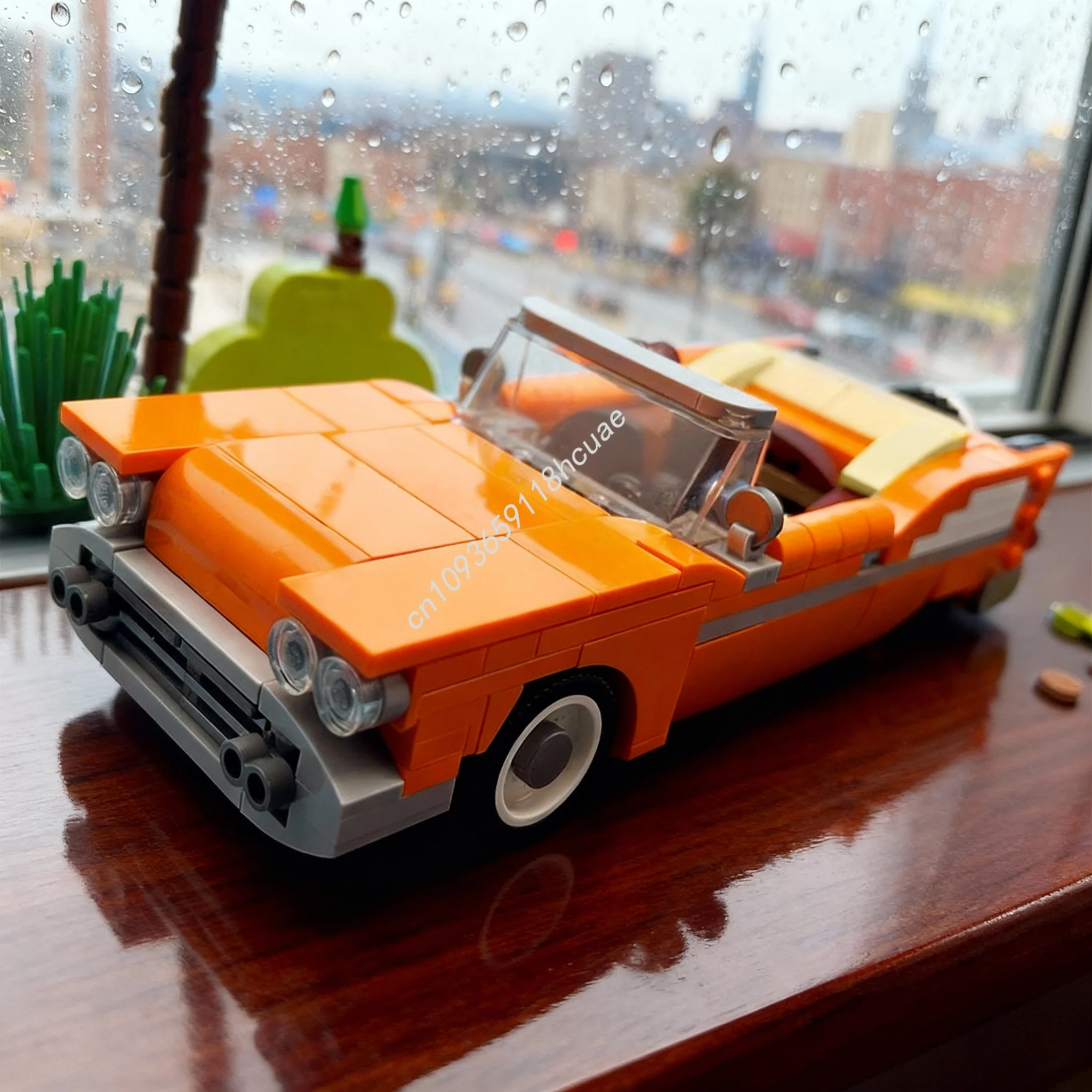 311 деталей MOC Конструктор «Импала-Кабриолет» (оранжевый), модель «Городские чемпионы», развивающая игрушка, подарок на Рождество
311 деталей MOC Конструктор «Импала-Кабриолет» (оранжевый), модель «Городские чемпионы», развивающая игрушка, подарок на Рождество