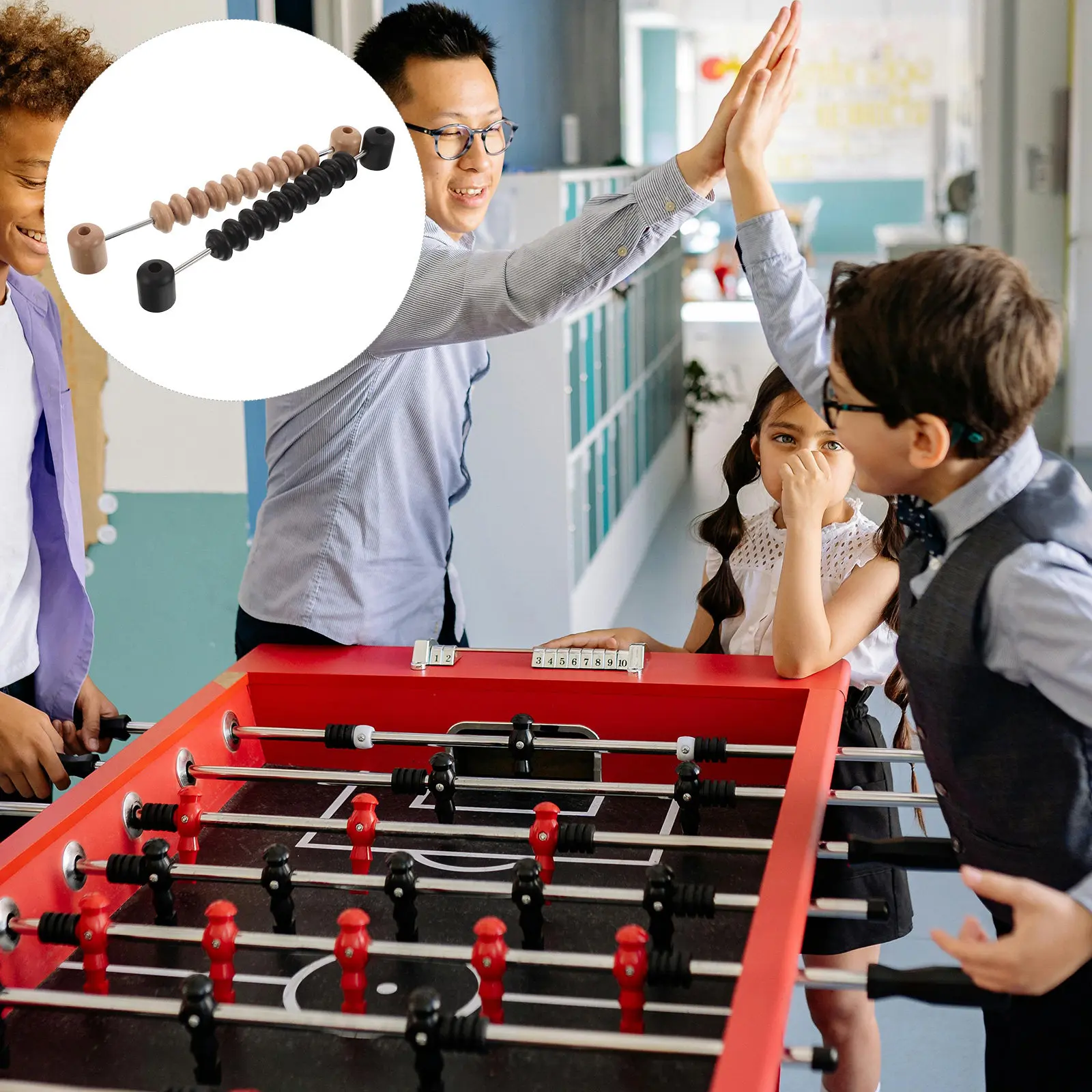 2Pcs Wooden Foosball Scoring Counters Portable Table Football Scorekeeper with Stable Base Natural Grain Design for Home Office
2Pcs Wooden Foosball Scoring Counters Portable Table Football Scorekeeper with Stable Base Natural Grain Design for Home Office