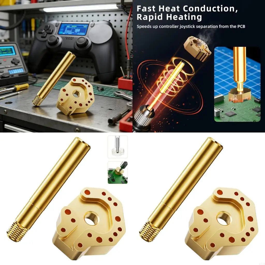Soldering Iron Tip with Adapter For Simultaneous Heating Multiple Solder Point On Game Controller PCBs 37JD
Soldering Iron Tip with Adapter For Simultaneous Heating Multiple Solder Point On Game Controller PCBs 37JD