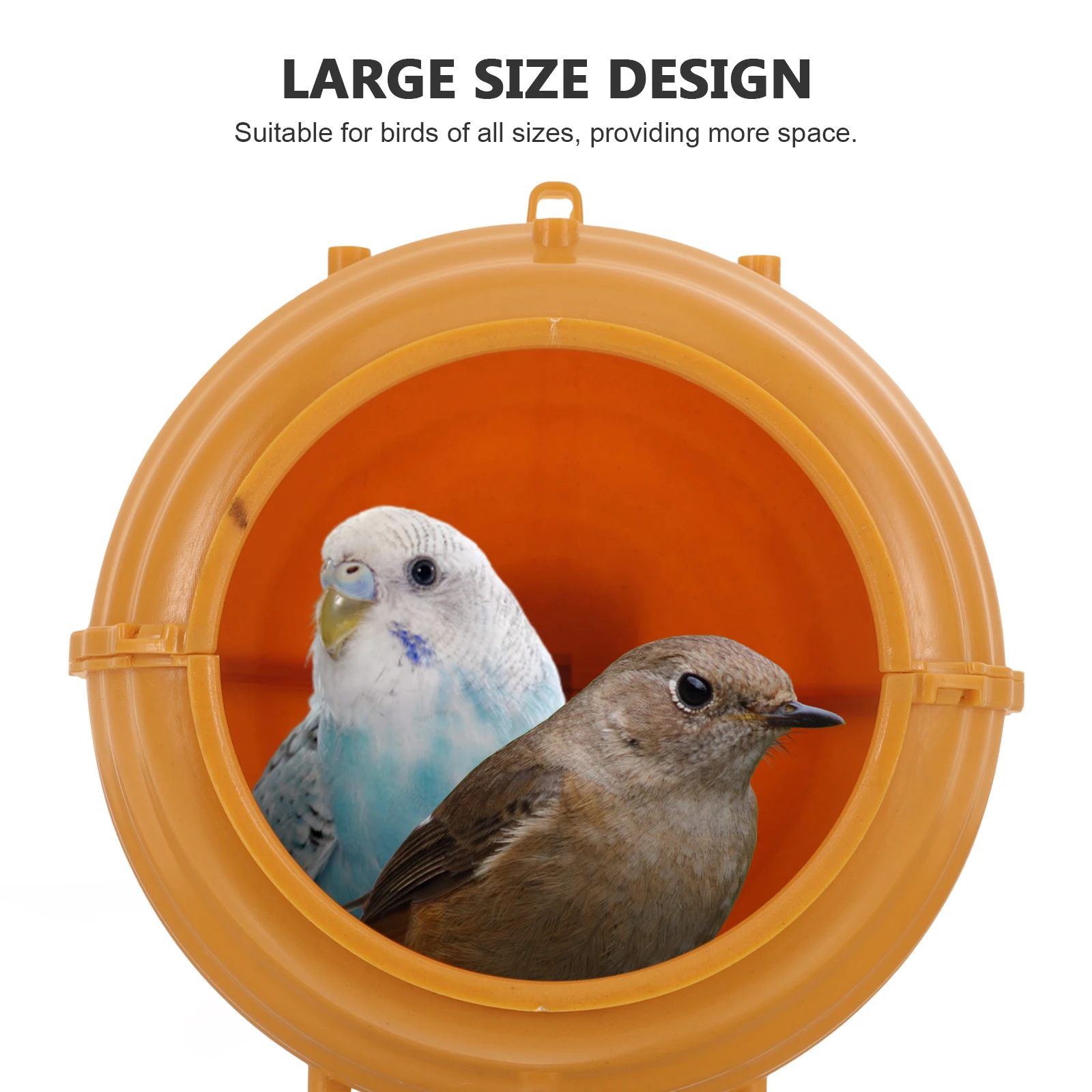 Durable Bird Nest Large Size Round Plastic Parrot House Supplies Hanging Cage Bed Warm Winter Reusable Material Small Birds
Durable Bird Nest Large Size Round Plastic Parrot House Supplies Hanging Cage Bed Warm Winter Reusable Material Small Birds