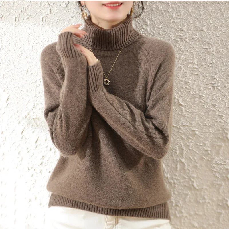 Autumn Winter Turtleneck 19 Colors Knitted Pullover Women All-match Soft Thick Warm Knitted Sweater 2024 Streetwear Top LJ79
Autumn Winter Turtleneck 19 Colors Knitted Pullover Women All-match Soft Thick Warm Knitted Sweater 2024 Streetwear Top LJ79