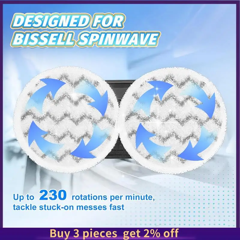 Подушечки для швабры COME для Bissell Spinwave Smartsteam, чистящая паровая швабра 3897A 3712C 3712 Вт, вращающиеся сменные подушечки для швабры
Подушечки для швабры COME для Bissell Spinwave Smartsteam, чистящая паровая швабра 3897A 3712C 3712 Вт, вращающиеся сменные подушечки для швабры