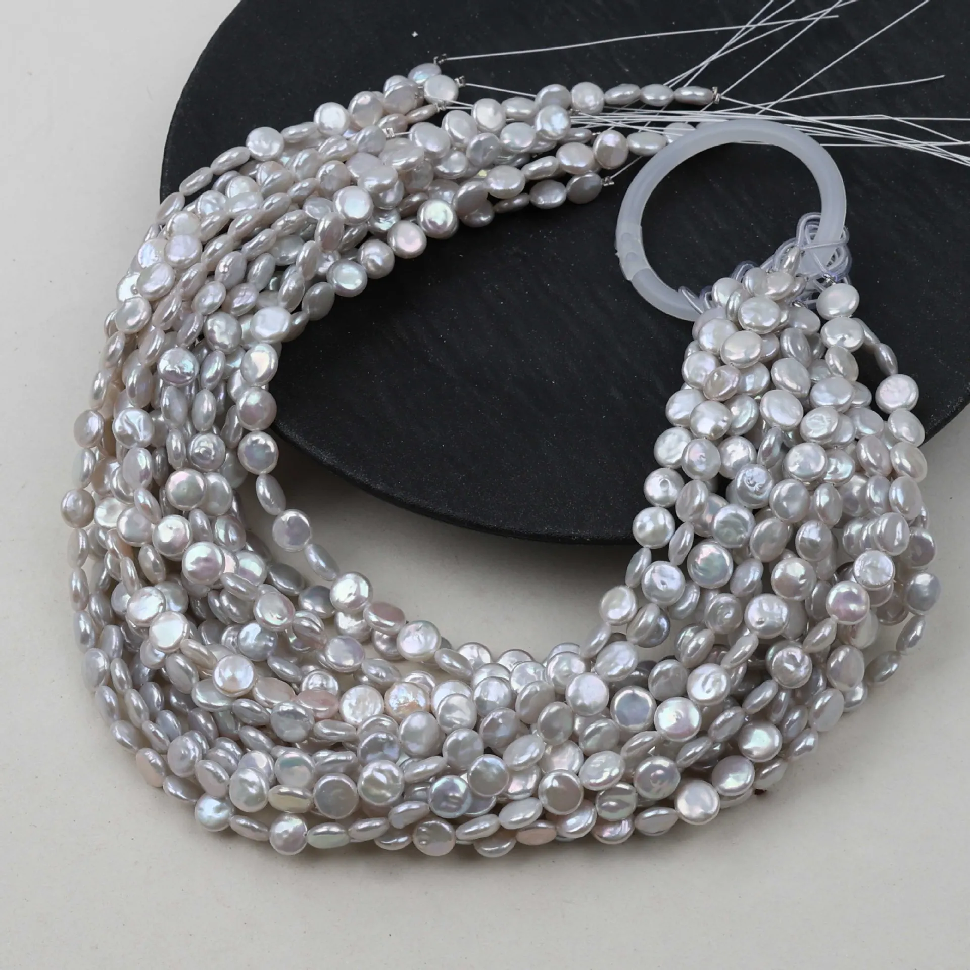 Wholesale 8-9mm Flat Round Button Baroque Loose Pearls Drilled Irregular Pearls DIY Handcraft Bracelet Earrings Jewelry
Wholesale 8-9mm Flat Round Button Baroque Loose Pearls Drilled Irregular Pearls DIY Handcraft Bracelet Earrings Jewelry
