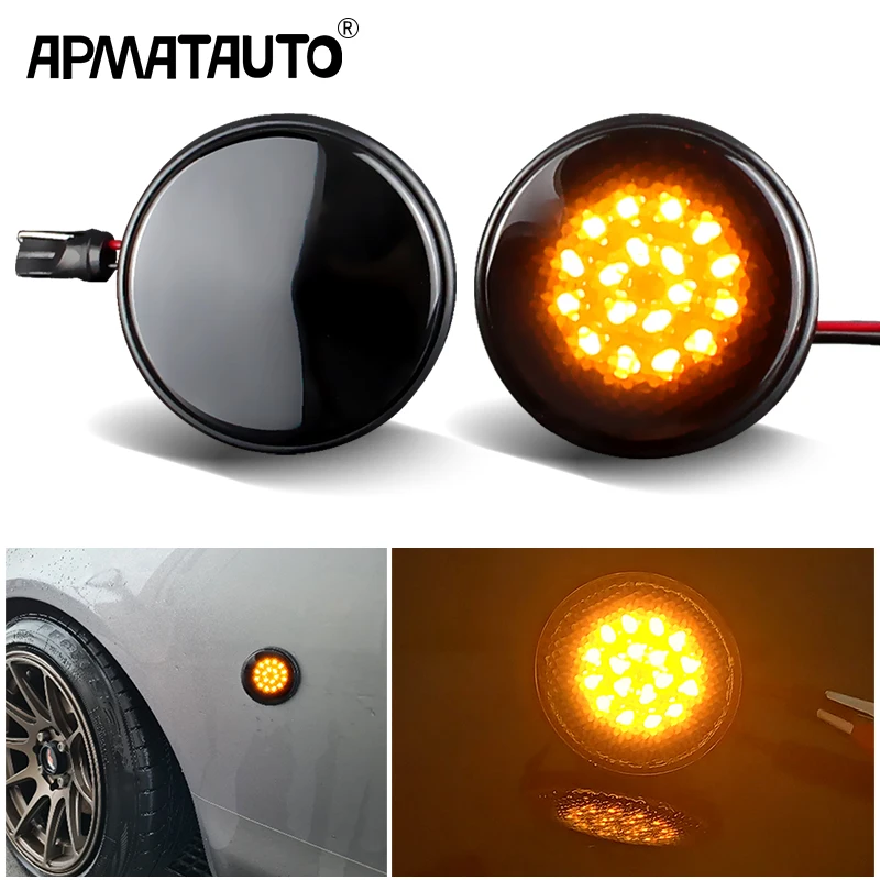 2Pcs For Mazda MX5 MX-5 MK1 MK2 MK3 Turn Signal LED Side Marker Light Repeater Lamp Flowing Indicator 1989 1999 2000-2015
2Pcs For Mazda MX5 MX-5 MK1 MK2 MK3 Turn Signal LED Side Marker Light Repeater Lamp Flowing Indicator 1989 1999 2000-2015