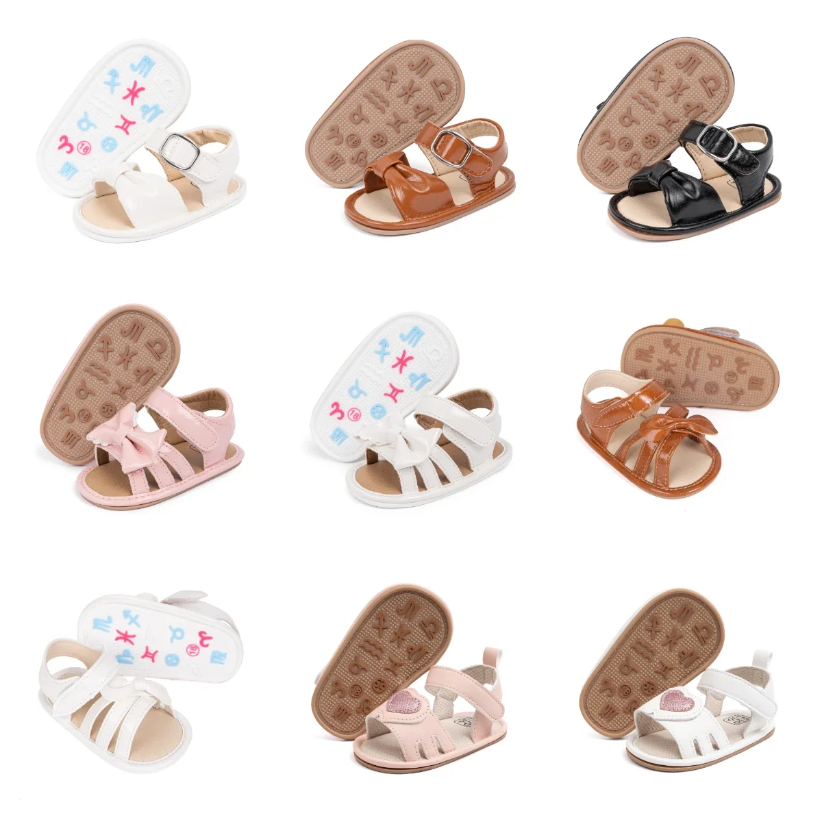 The Newest Summer Baby Sandals Comfortable Non-Slip Rubber Soft Sole Toddler Shoes Cute Bow Baby Shoes Multi-Color Optional
The Newest Summer Baby Sandals Comfortable Non-Slip Rubber Soft Sole Toddler Shoes Cute Bow Baby Shoes Multi-Color Optional