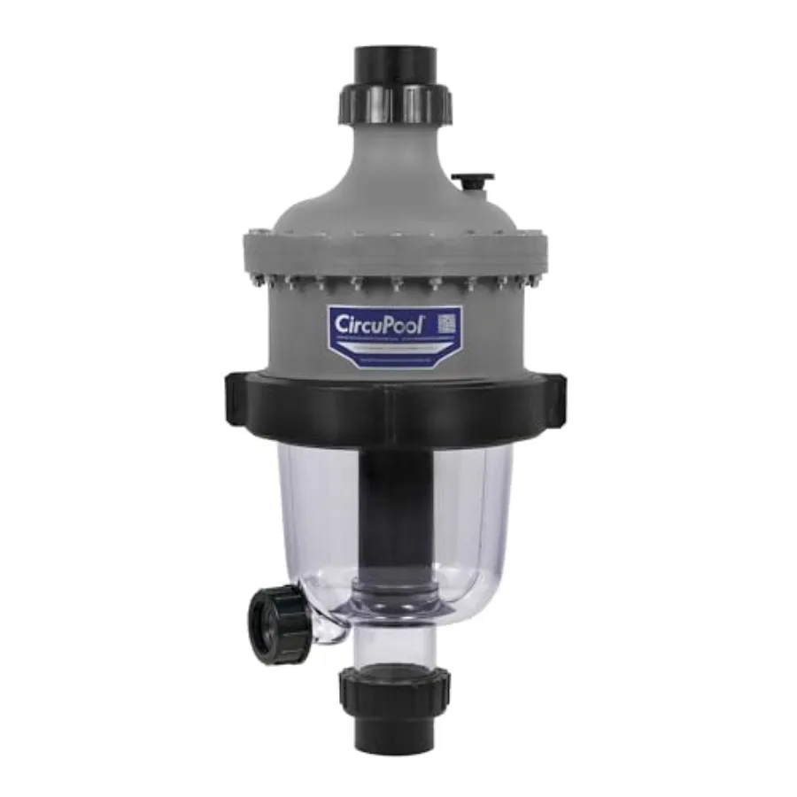 Circupool TJ-16 Typhoon Pre-Filter for Swimming Pools up to 60 000 Gallons with Cyclonic Filtration Durable Plastic Constructio
Circupool TJ-16 Typhoon Pre-Filter for Swimming Pools up to 60 000 Gallons with Cyclonic Filtration Durable Plastic Constructio