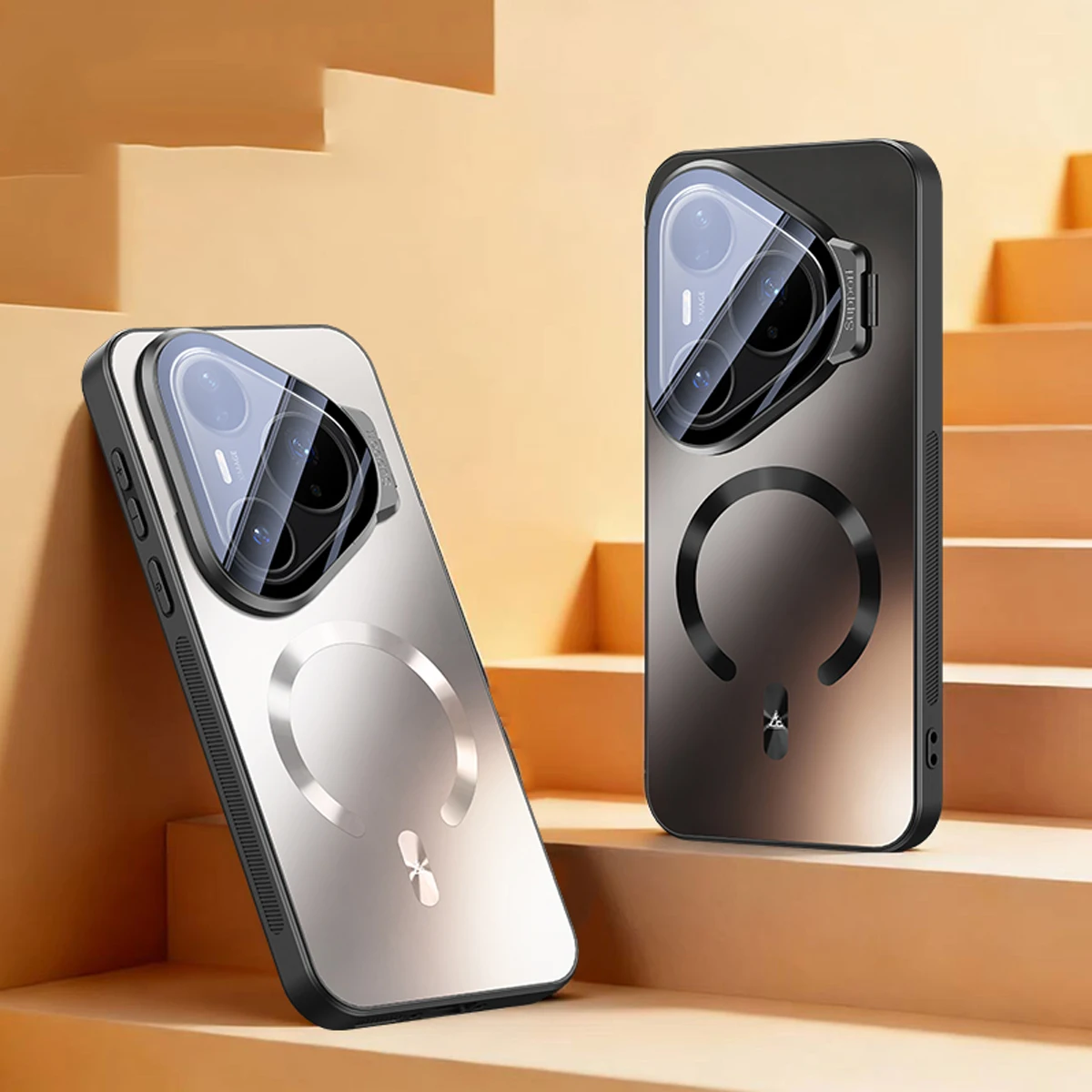 Wireless Charging Magnetic Lens Stand Phone Case For Huawei Pura 90 Pro Max 80 Pro 70Pro, Built-in Glass Camera Protection Cover
Wireless Charging Magnetic Lens Stand Phone Case For Huawei Pura 90 Pro Max 80 Pro 70Pro, Built-in Glass Camera Protection Cover