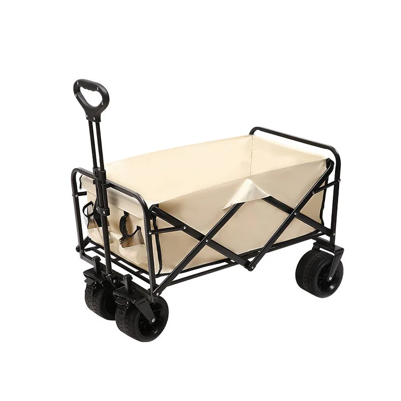 Outdoor Foldable Camp Cart, Portable Picnic & Camping Hand-Pushed Trailer
Outdoor Foldable Camp Cart, Portable Picnic & Camping Hand-Pushed Trailer
