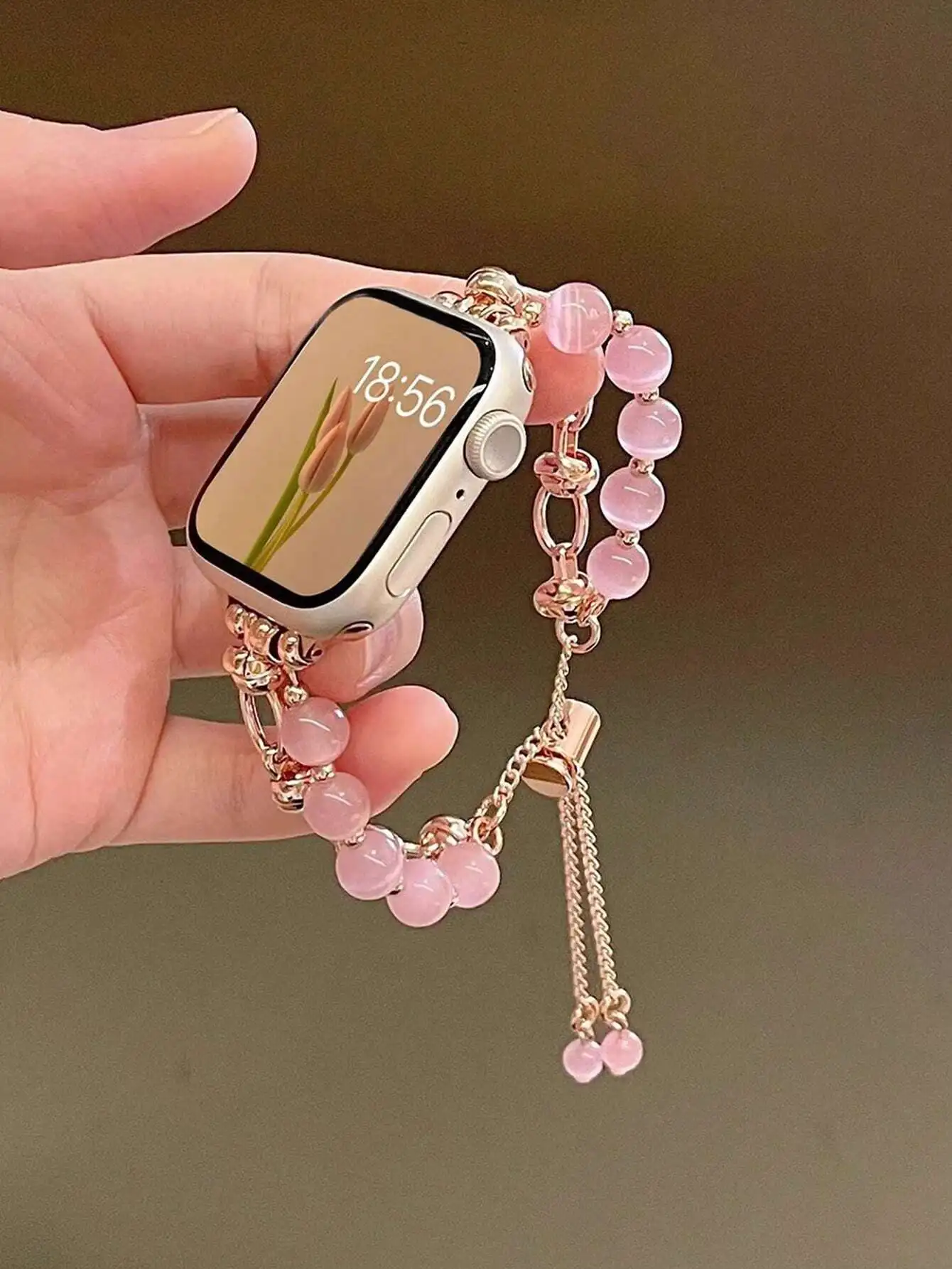 1pc Women's Ombre Cat Eye Stone Metal Band Fit For 38/40/41/44/45/49/42/46mm Series 11/SE3/Ultra3/Ultra/SE/SE2/10/9/8/7/6/5/4/3/2/1
1pc Women's Ombre Cat Eye Stone Metal Band Fit For 38/40/41/44/45/49/42/46mm Series 11/SE3/Ultra3/Ultra/SE/SE2/10/9/8/7/6/5/4/3/2/1