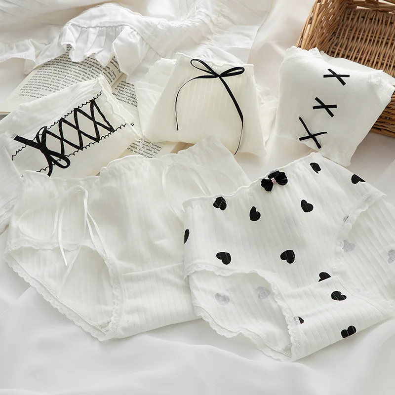 5PCS/Set Sexy Lingerie Women's Underwear Female Cotton Panties Intimates Briefs Girls Pantys Lingerie Soft Breathable Underpants
5PCS/Set Sexy Lingerie Women's Underwear Female Cotton Panties Intimates Briefs Girls Pantys Lingerie Soft Breathable Underpants