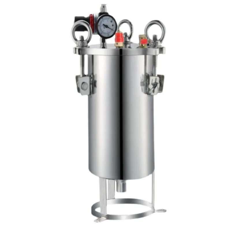 304 Stainless Steel Conical Bottom Pressure Tank Pneumatic Dispensing Pressure Vessel for Industrial High Viscosity Silicone
304 Stainless Steel Conical Bottom Pressure Tank Pneumatic Dispensing Pressure Vessel for Industrial High Viscosity Silicone