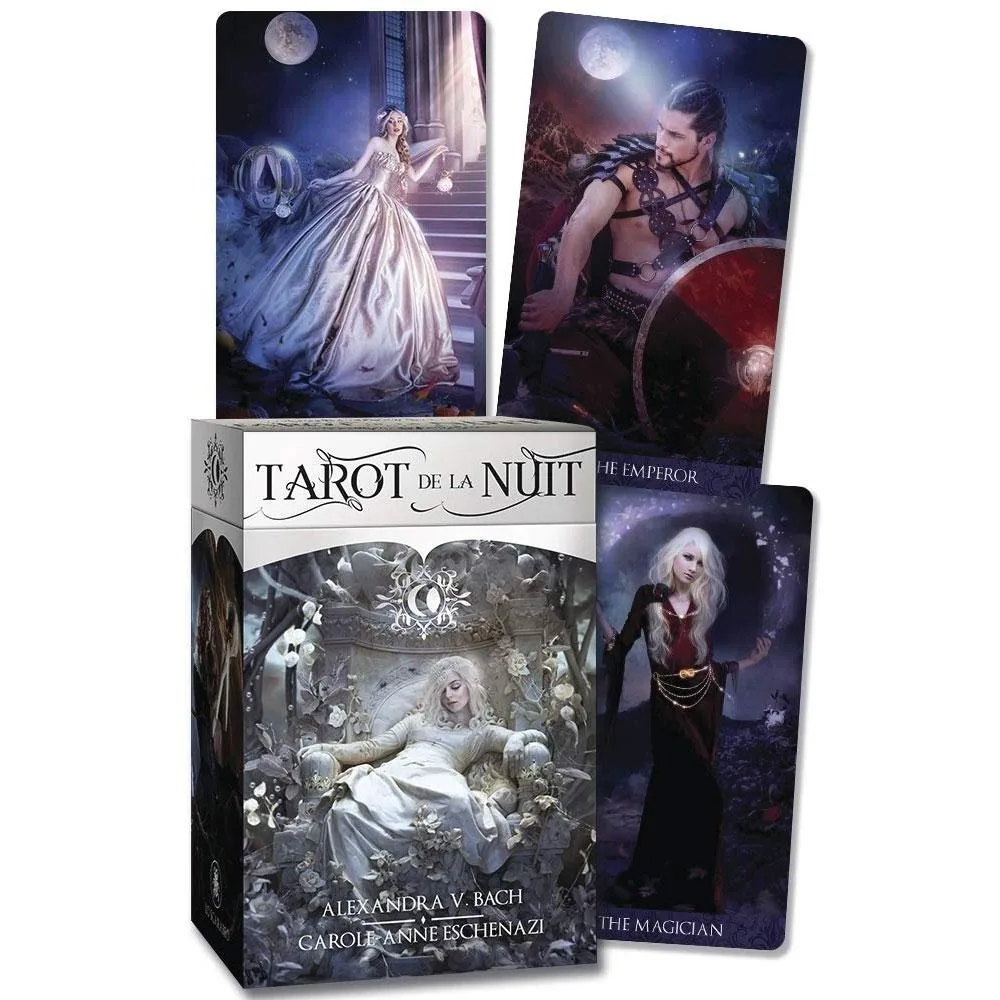 10.3*6cm 78 Cards Deck Tarot De La Nuit Full English Family Party Board Game Oracle Cards
10.3*6cm 78 Cards Deck Tarot De La Nuit Full English Family Party Board Game Oracle Cards