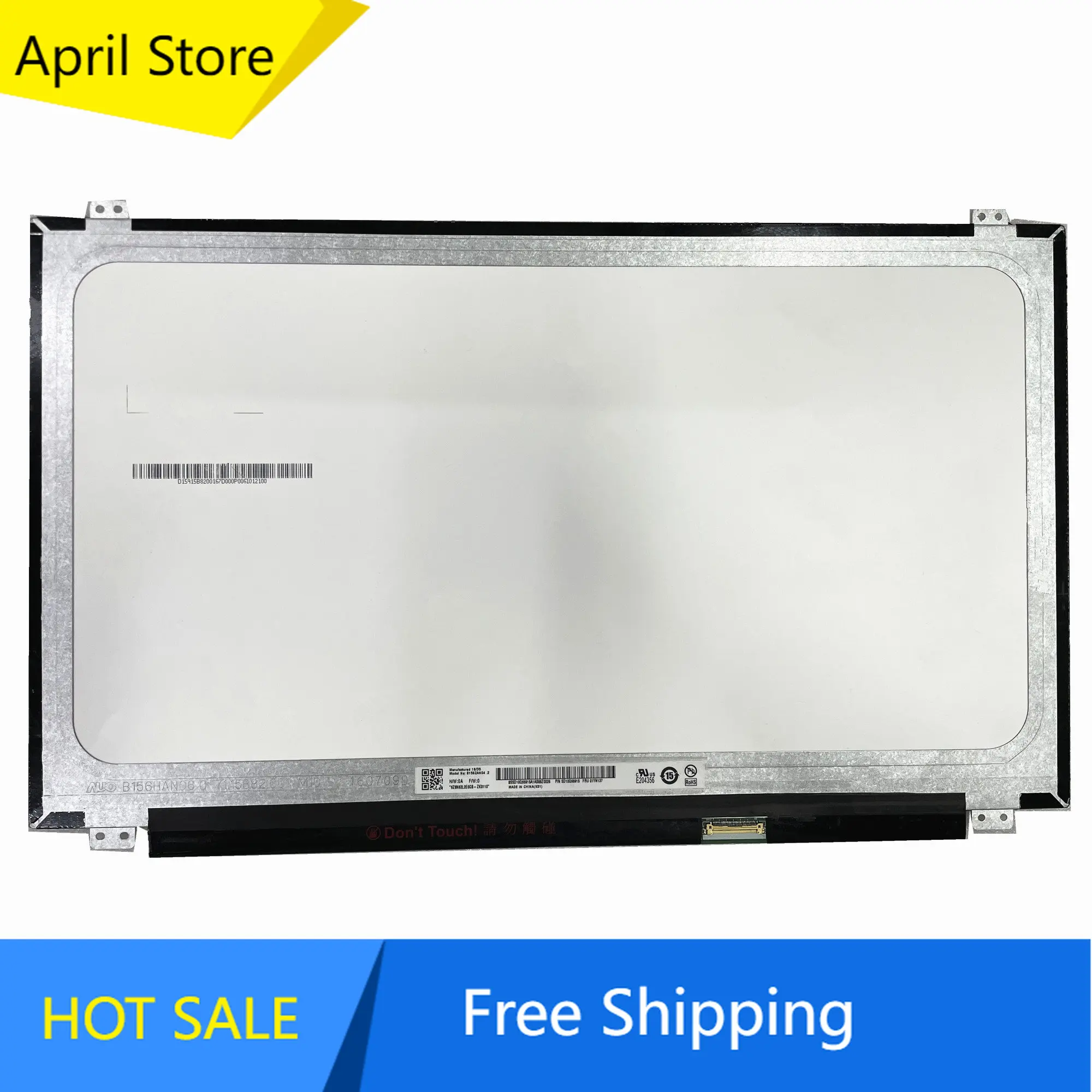 B156ZAN04.2 15.6" 4K Laptop LCD Screen 3840*2160 EDP 40 Pins 100% NTSC
B156ZAN04.2 15.6" 4K Laptop LCD Screen 3840*2160 EDP 40 Pins 100% NTSC
