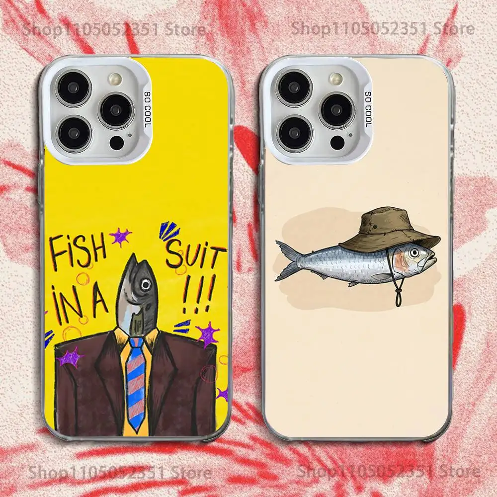Fish Funny Sardines Phone Case For iPhone 16,15,14,13,12,11,Pro,XS,Max,Plus,Mini,SE White Candy Matte Shockproof Cover
Fish Funny Sardines Phone Case For iPhone 16,15,14,13,12,11,Pro,XS,Max,Plus,Mini,SE White Candy Matte Shockproof Cover