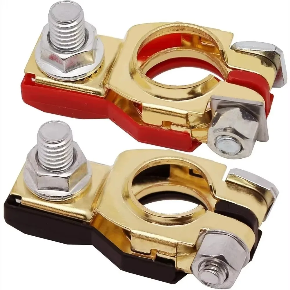 1 Pair 12V 24V Car Battery Terminal Clamps Positive+Negative Top Post Battery Cable Connectors Quick Release
1 Pair 12V 24V Car Battery Terminal Clamps Positive+Negative Top Post Battery Cable Connectors Quick Release
