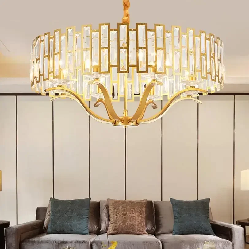 Postmodern LED Luxury K9 Crystal Chandelier Lighting Living Room Gold Hanging Lights Nordic Bedroom Pendant Lamp Dining Fixtures
Postmodern LED Luxury K9 Crystal Chandelier Lighting Living Room Gold Hanging Lights Nordic Bedroom Pendant Lamp Dining Fixtures