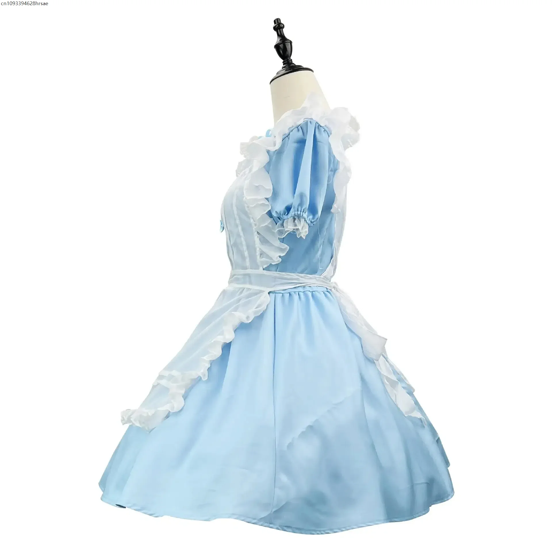 Maid Dress Lolita Servant Cosplay Costume Light Blue Robe Anime Role Disguise Clothing Adult Halloween Costume
Maid Dress Lolita Servant Cosplay Costume Light Blue Robe Anime Role Disguise Clothing Adult Halloween Costume