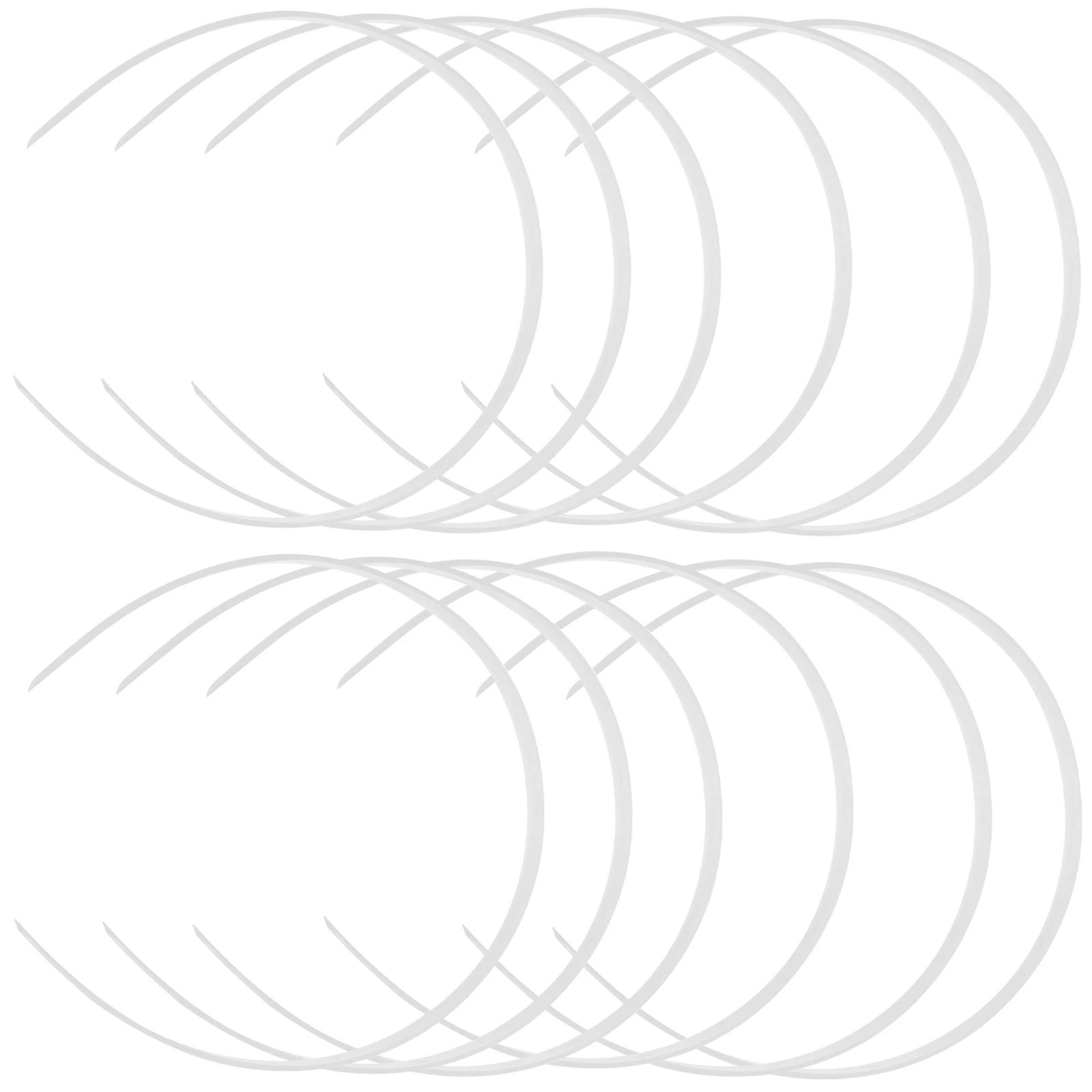 12 Pcs Hair Hoops Plain Clear Plastic Headbands for Women Girls DIY Headdress Accessories Wedding Daily Wear Thin Band
12 Pcs Hair Hoops Plain Clear Plastic Headbands for Women Girls DIY Headdress Accessories Wedding Daily Wear Thin Band