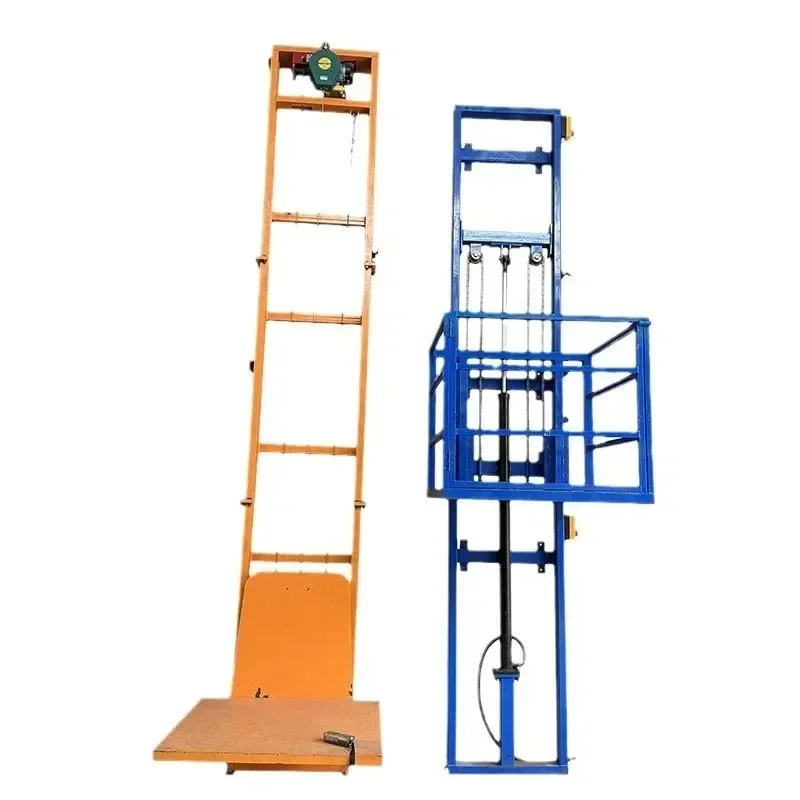 Electric hydraulic lifting household small hoist Electric hydraulic lifting platform Simple lifting freight elevator
Electric hydraulic lifting household small hoist Electric hydraulic lifting platform Simple lifting freight elevator