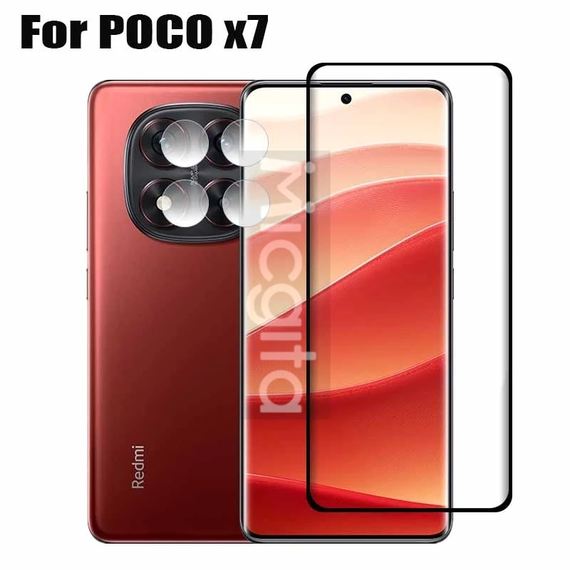 9D Curved Tempered Glass For Xiaomi POCO X7 Screen Protector Note 14 pro Anti-Scratch For POCO X7 Soft Fiber Camera film
9D Curved Tempered Glass For Xiaomi POCO X7 Screen Protector Note 14 pro Anti-Scratch For POCO X7 Soft Fiber Camera film
