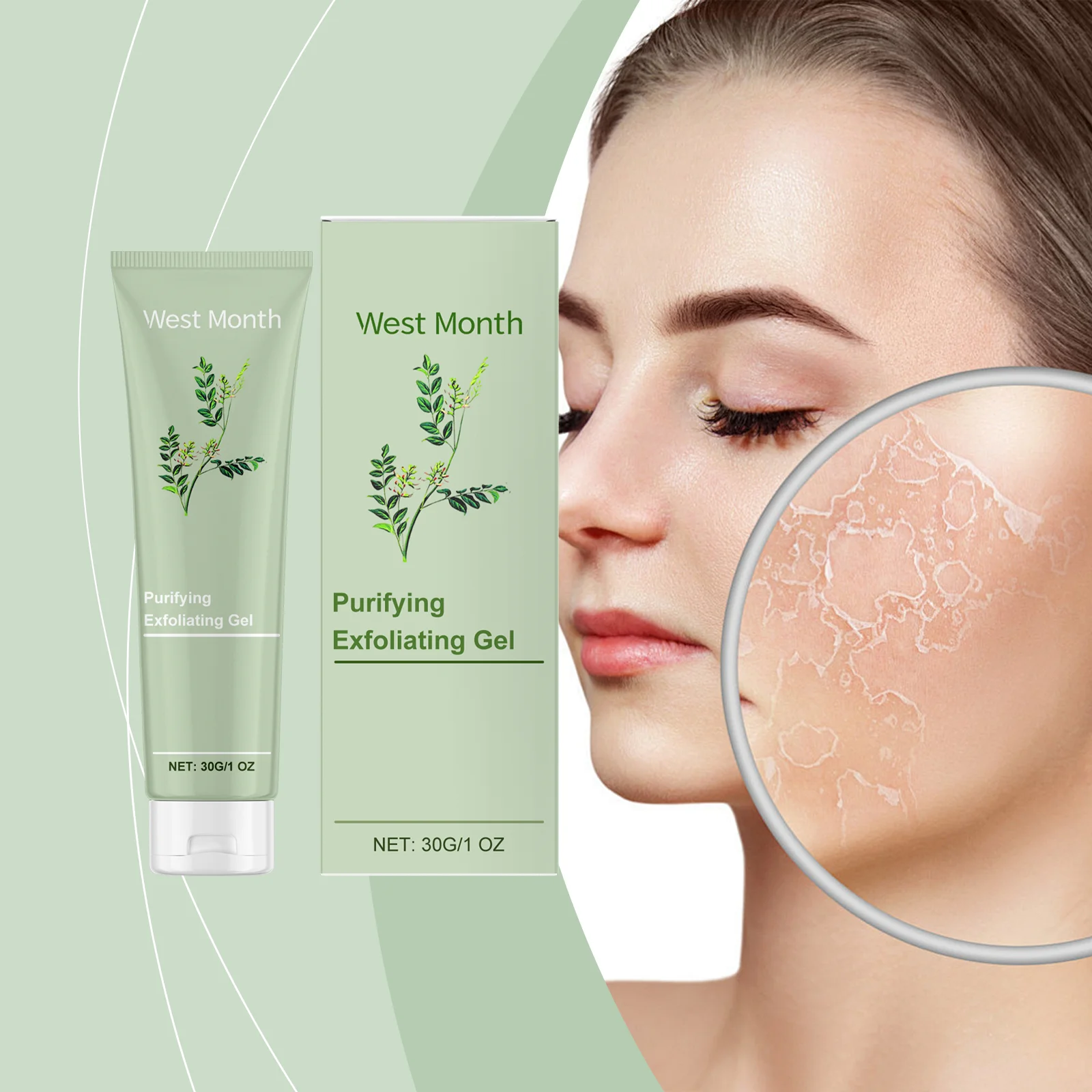 WestMonth Purifying Exfoliating Gel Improves Dull Dryness Deeply Cleans Pores Brightening Skin Firming
WestMonth Purifying Exfoliating Gel Improves Dull Dryness Deeply Cleans Pores Brightening Skin Firming