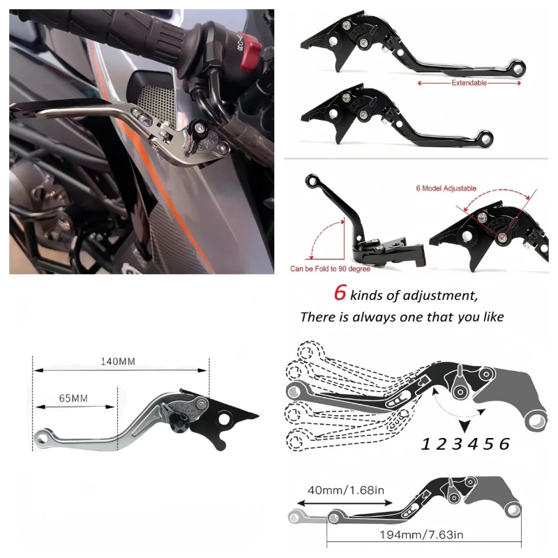 New CNC Parking handle clutch brake lever For Yamaha XT660 04-13 XT660R/X 04-11 XTZ 660 H/N Tenere 91-99Motorcycle Accessories
New CNC Parking handle clutch brake lever For Yamaha XT660 04-13 XT660R/X 04-11 XTZ 660 H/N Tenere 91-99Motorcycle Accessories