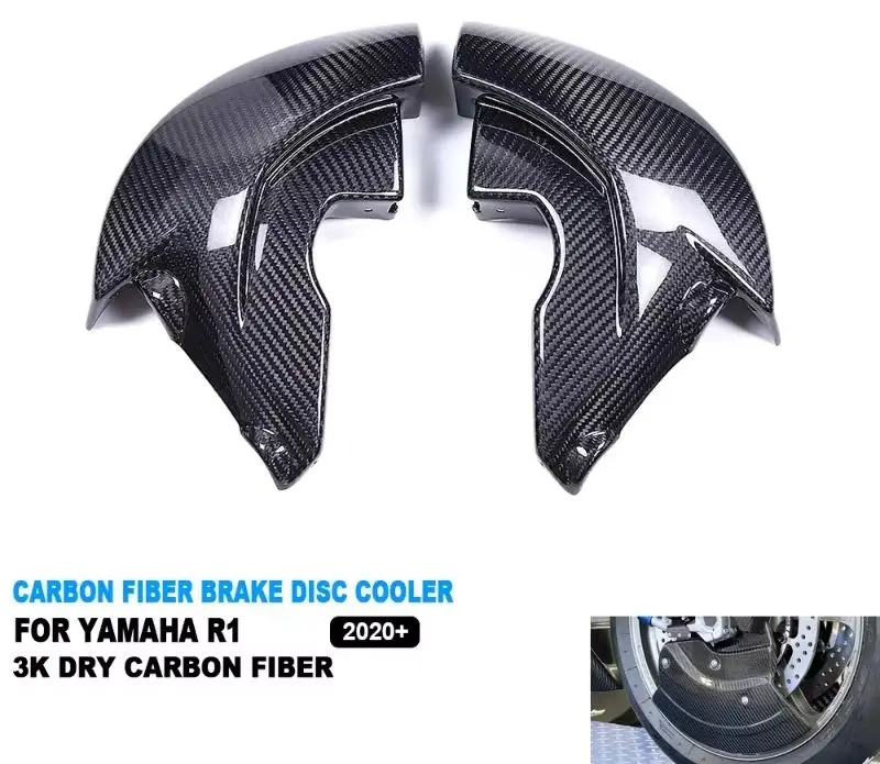 100% Full Dry Carbon Fiber Motor cycle Brake Disc Air Duct Cooler for Ya maha R1 R1M 2020 2021 2022 2023 2024
100% Full Dry Carbon Fiber Motor cycle Brake Disc Air Duct Cooler for Ya maha R1 R1M 2020 2021 2022 2023 2024
