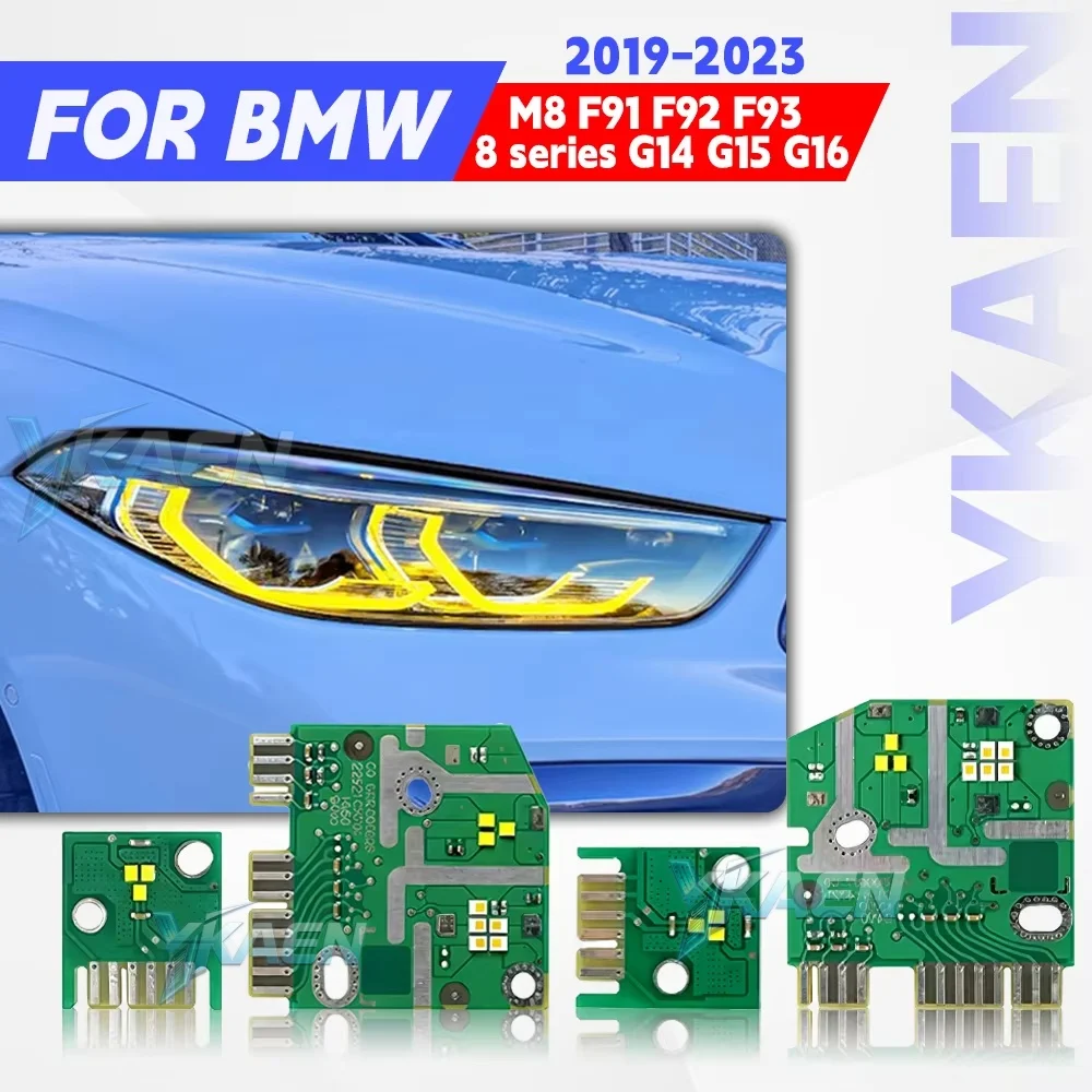 Yellow LED Angel Eyes DRL Chips Board For 2019-23 BMW M8 F91 F92 F93 G14 G15 G16 8 Series Daytime Running Light Module Blue Red
Yellow LED Angel Eyes DRL Chips Board For 2019-23 BMW M8 F91 F92 F93 G14 G15 G16 8 Series Daytime Running Light Module Blue Red