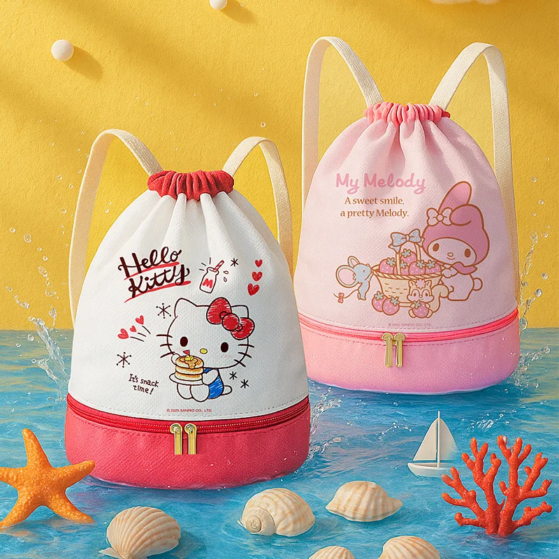 Sanrio Hello Kitty Large Capacity Swimming Bag Dry Wet Separation Waterproof Outdoor Backpack for Beach Pool Travel
Sanrio Hello Kitty Large Capacity Swimming Bag Dry Wet Separation Waterproof Outdoor Backpack for Beach Pool Travel